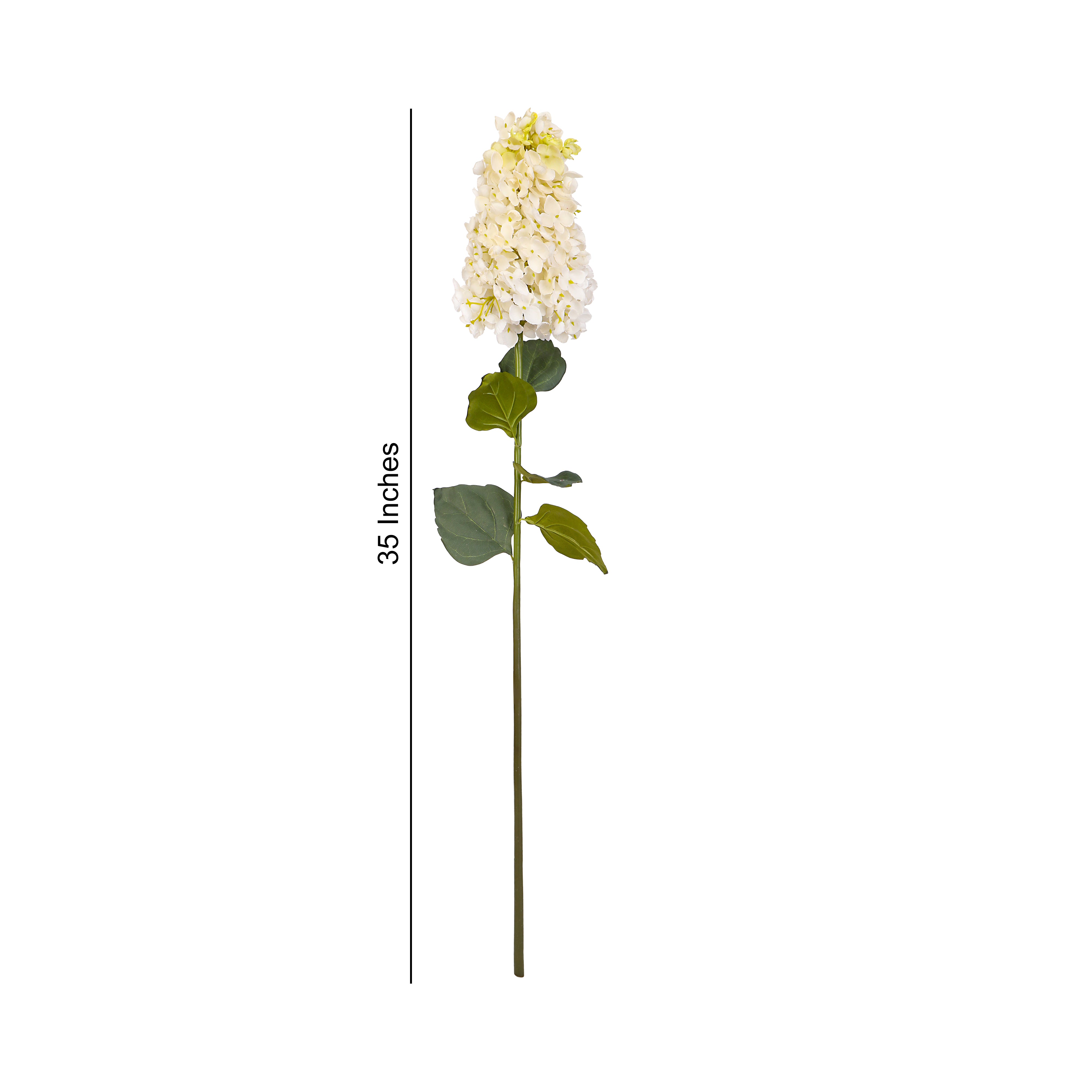 Artificial Flower Stick -  White Hydrangea