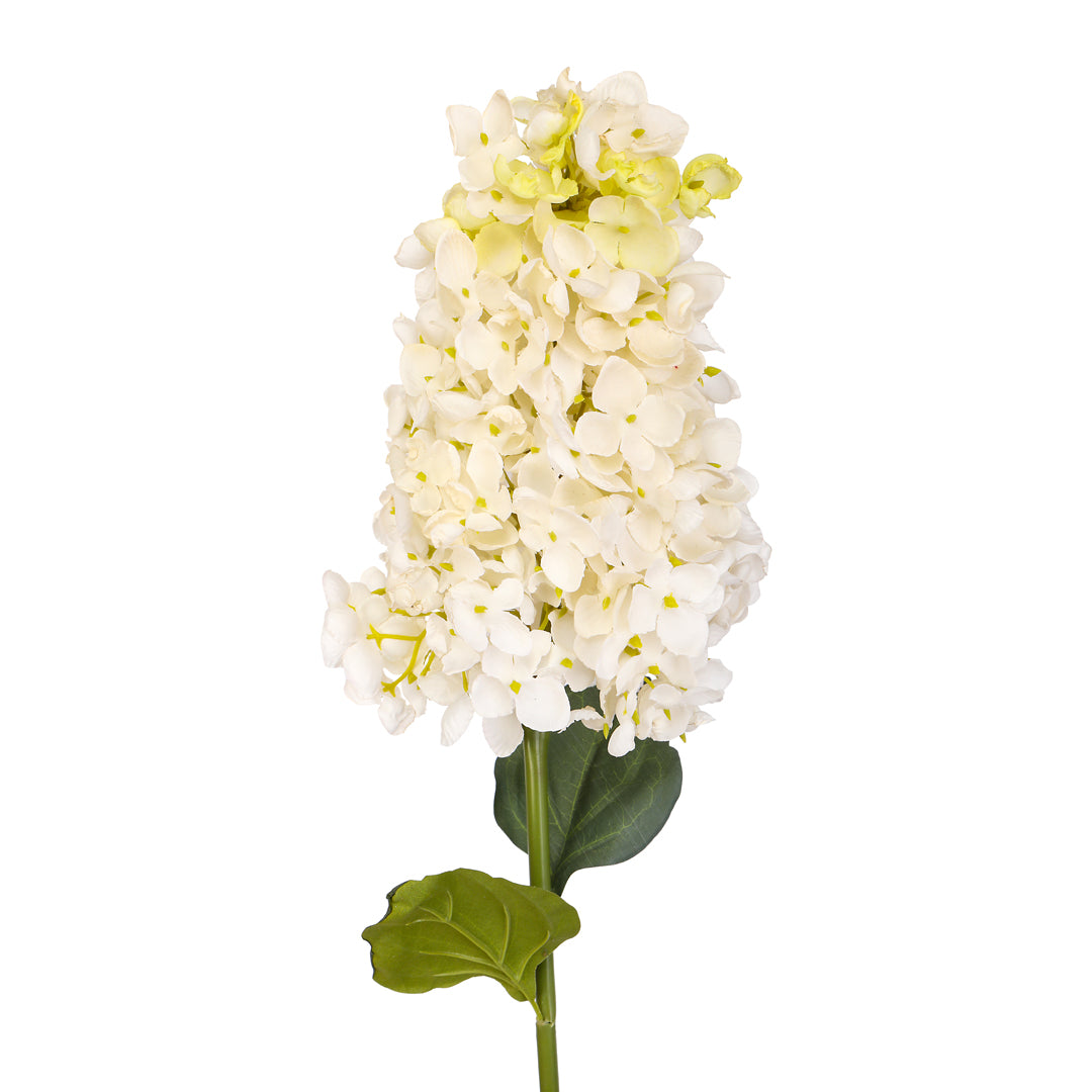 Artificial Flower Stick -  White Hydrangea