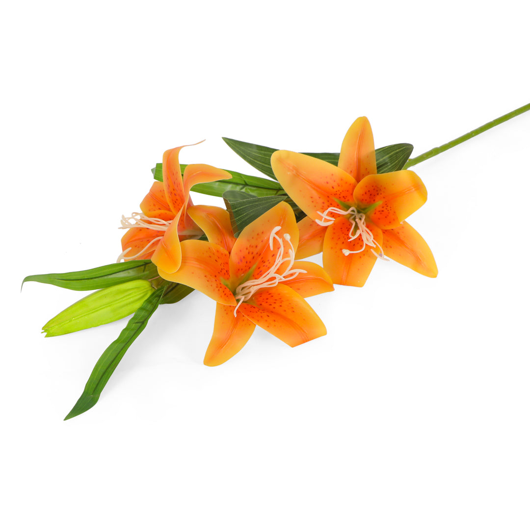 Flower Bunch -Lily Orange Sticks 3- The Home Co.