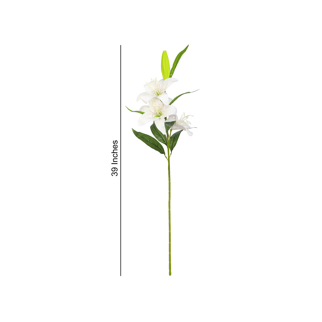 Flower Bunch -Lily White Sticks 3- The Home Co.