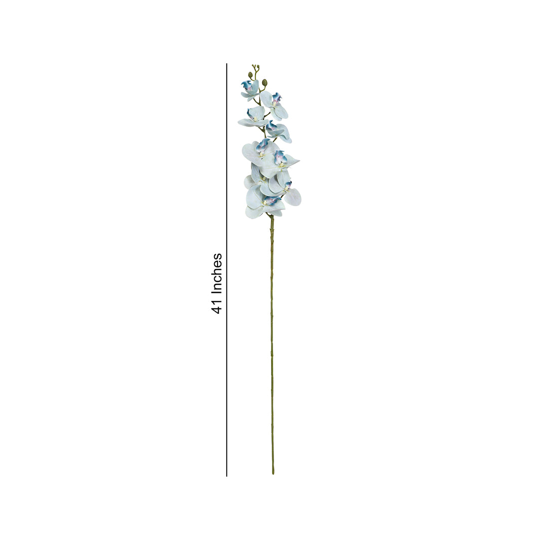 Flower Bunch -Orchid Greyish Blue Sticks 4- The Home Co.