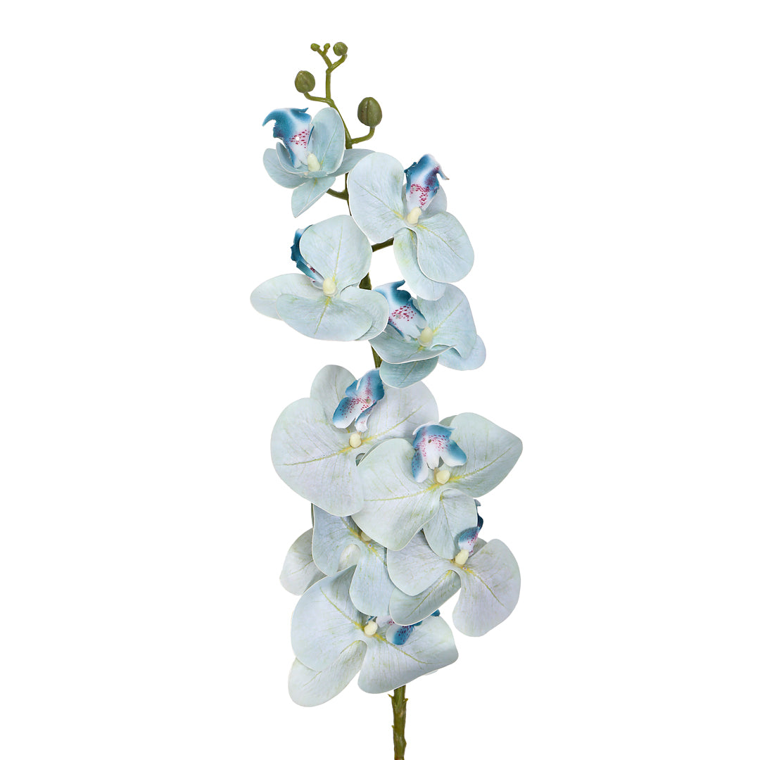 Flower Bunch -Orchid Greyish Blue Sticks 3- The Home Co.