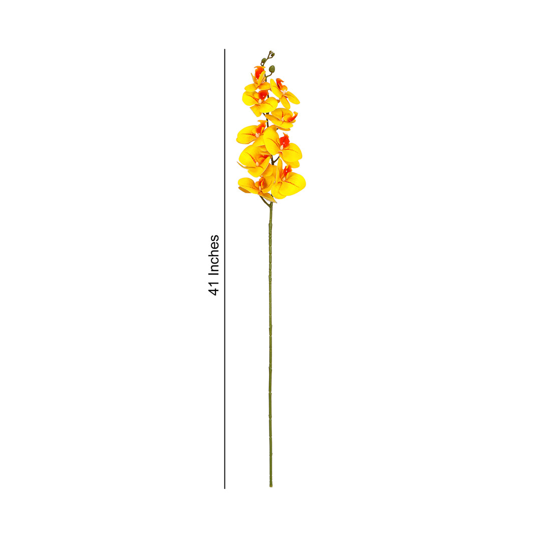 Flower Bunch -Orchid Yellow & Orange Sticks 2- The Home Co.