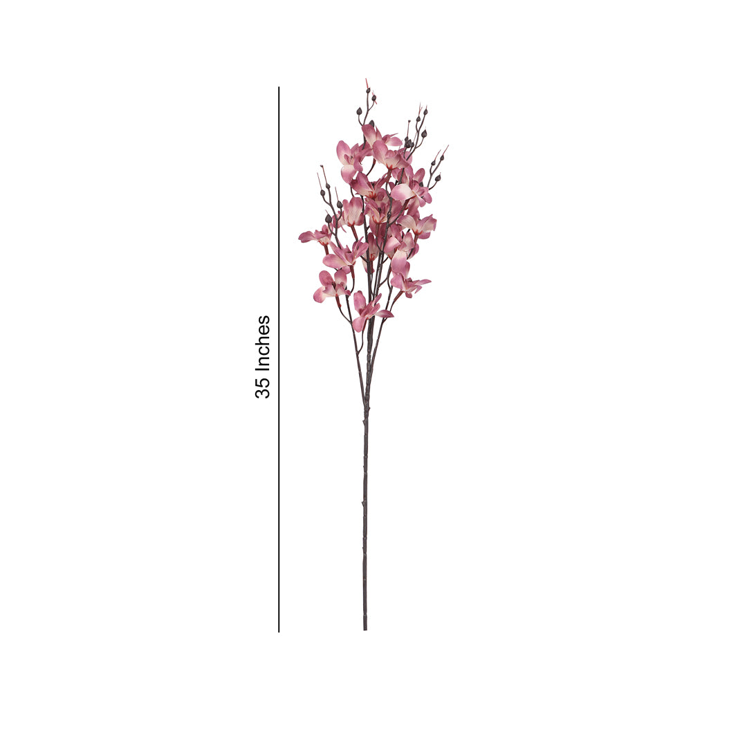 Flower Bunch -Dancing Orchid Dark Pink Sticks 2- The Home Co.