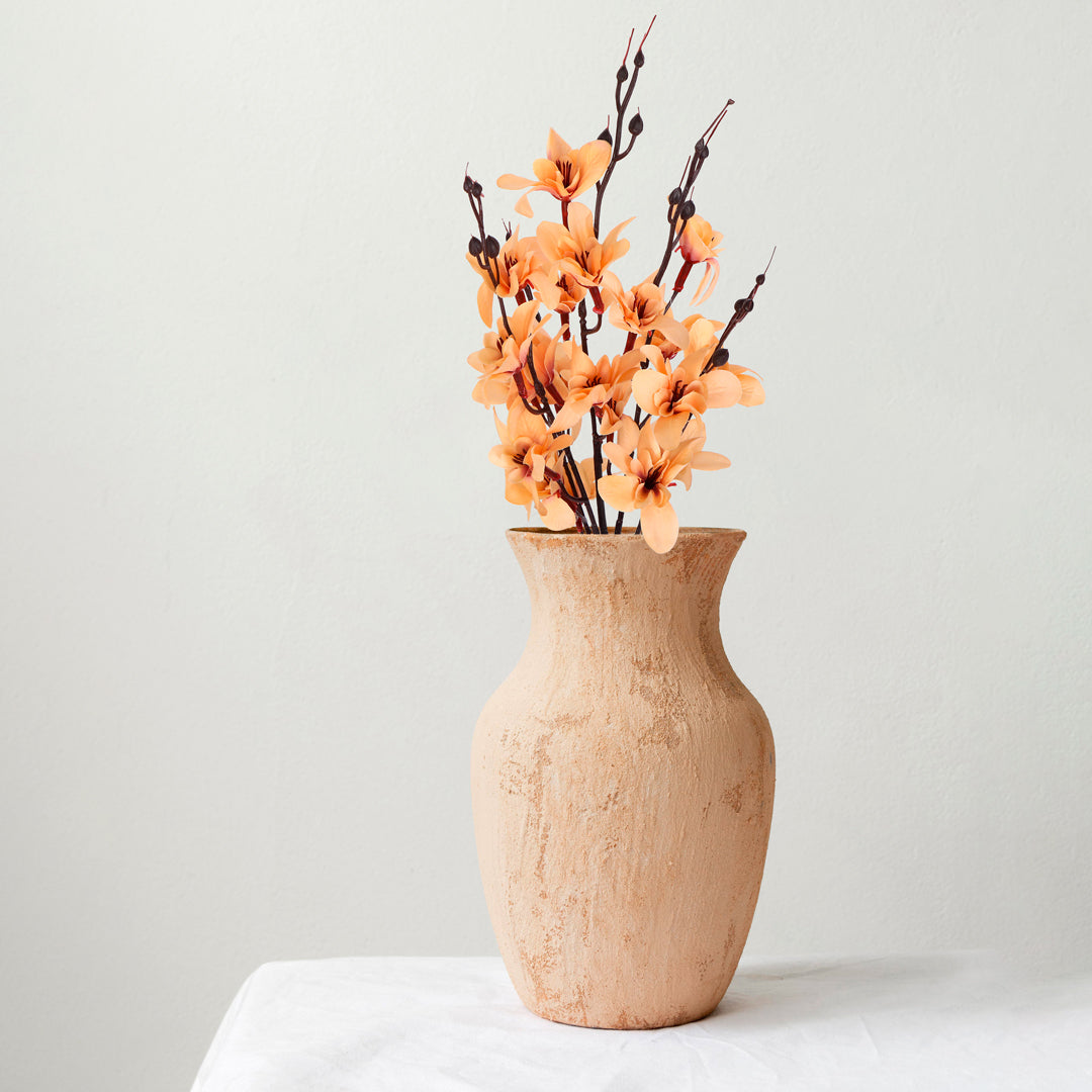 Flower Bunch -Dancing Orchid Orange Sticks - The Home Co.