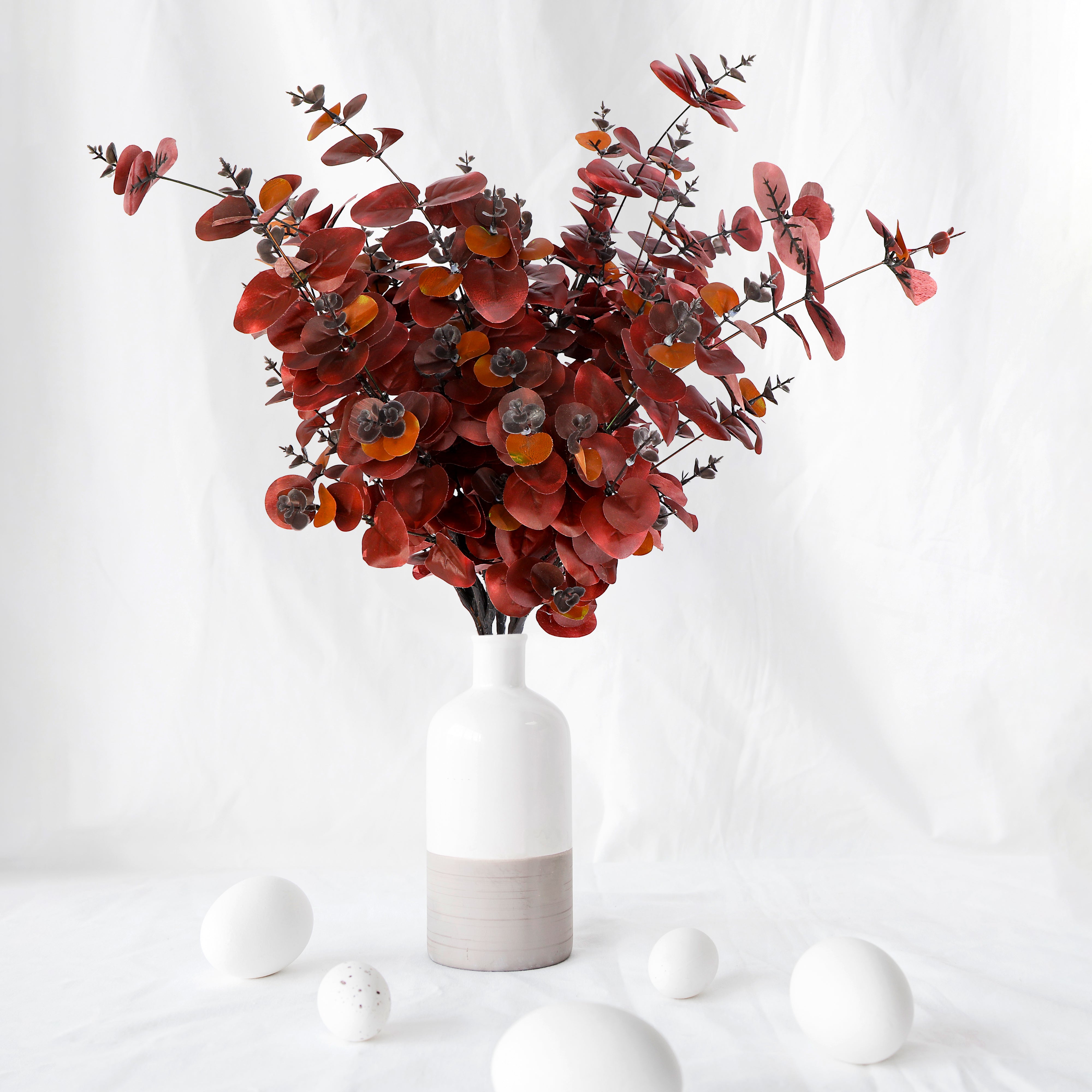 Artificial Flower Bunch - Eucalyptus Red Sticks