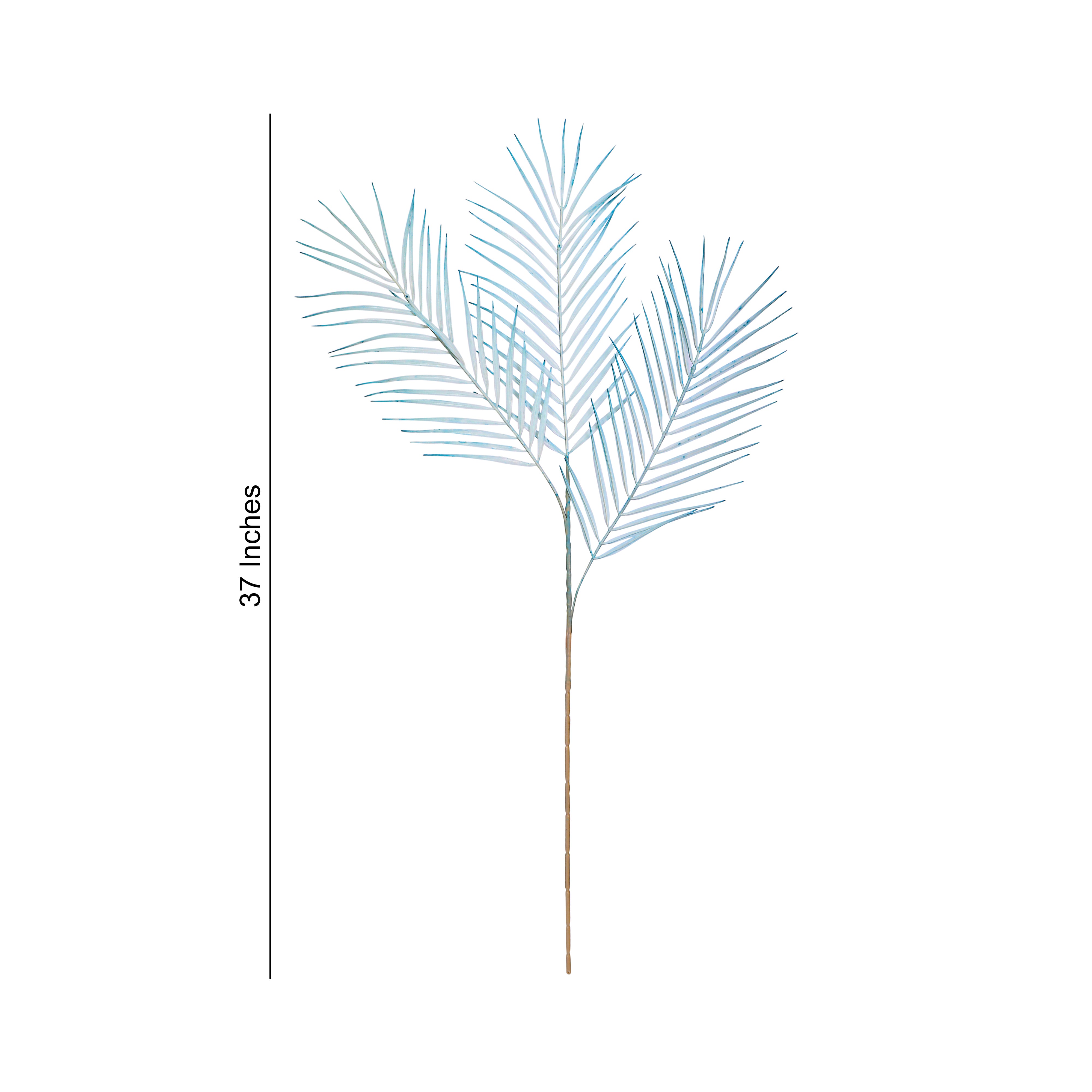 Flower Bunch - Big Fern Light Blue Sticks