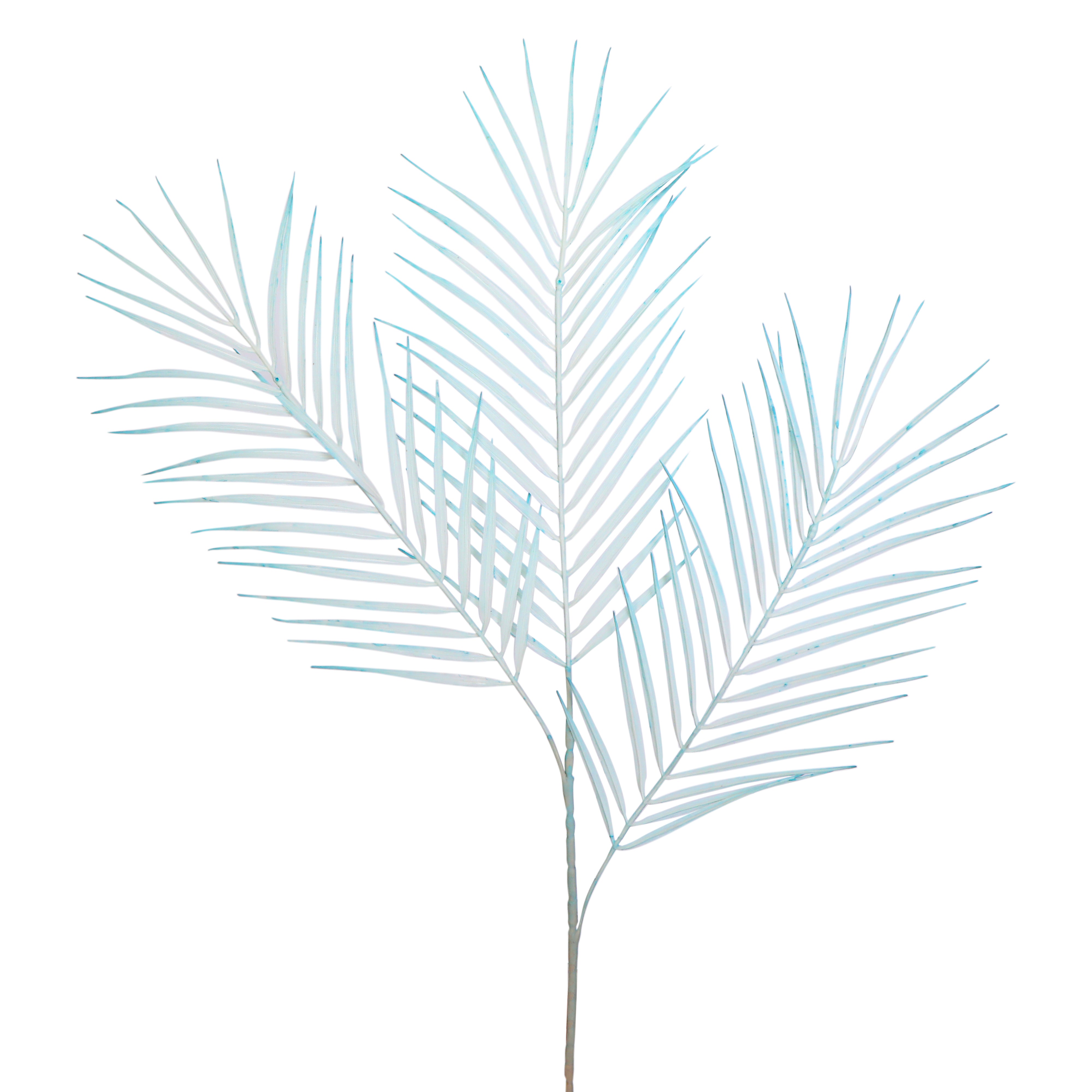 Flower Bunch - Big Fern Light Blue Sticks