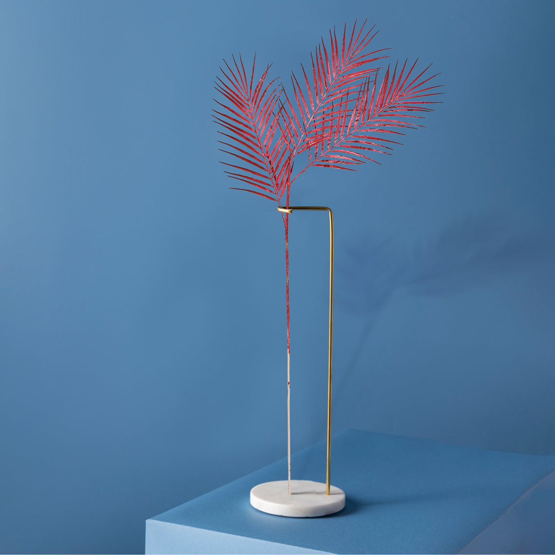 Flower Bunch -Big Fern Red Sticks - The Home Co.