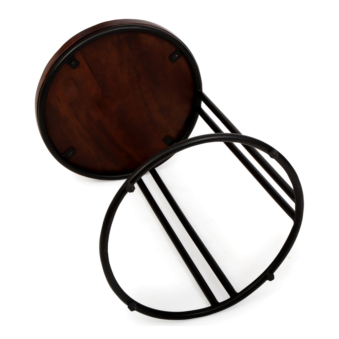 Side Table -  Rattan Round Side Table 7- The Home Co.