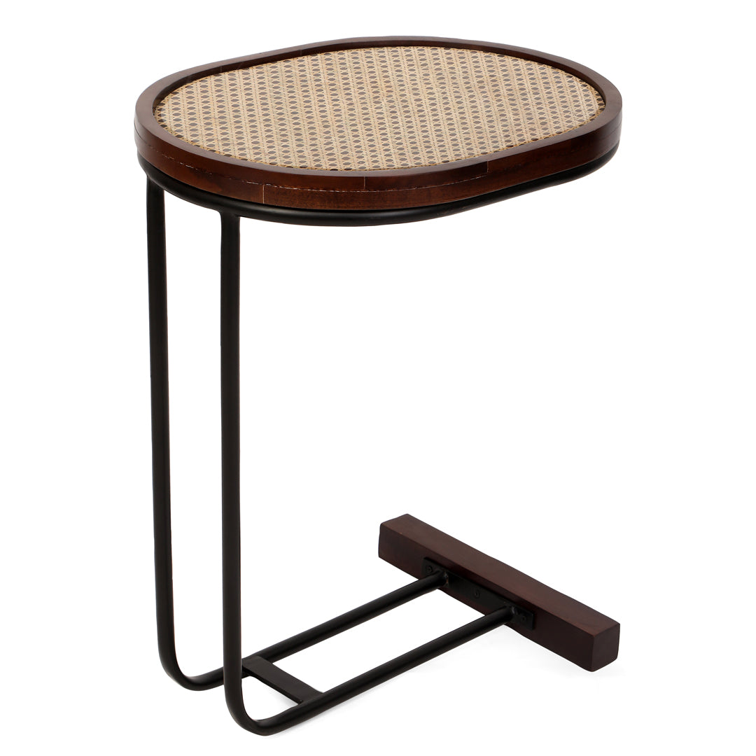 Side Table - Rattan Oval Side Table 7- The Home Co.