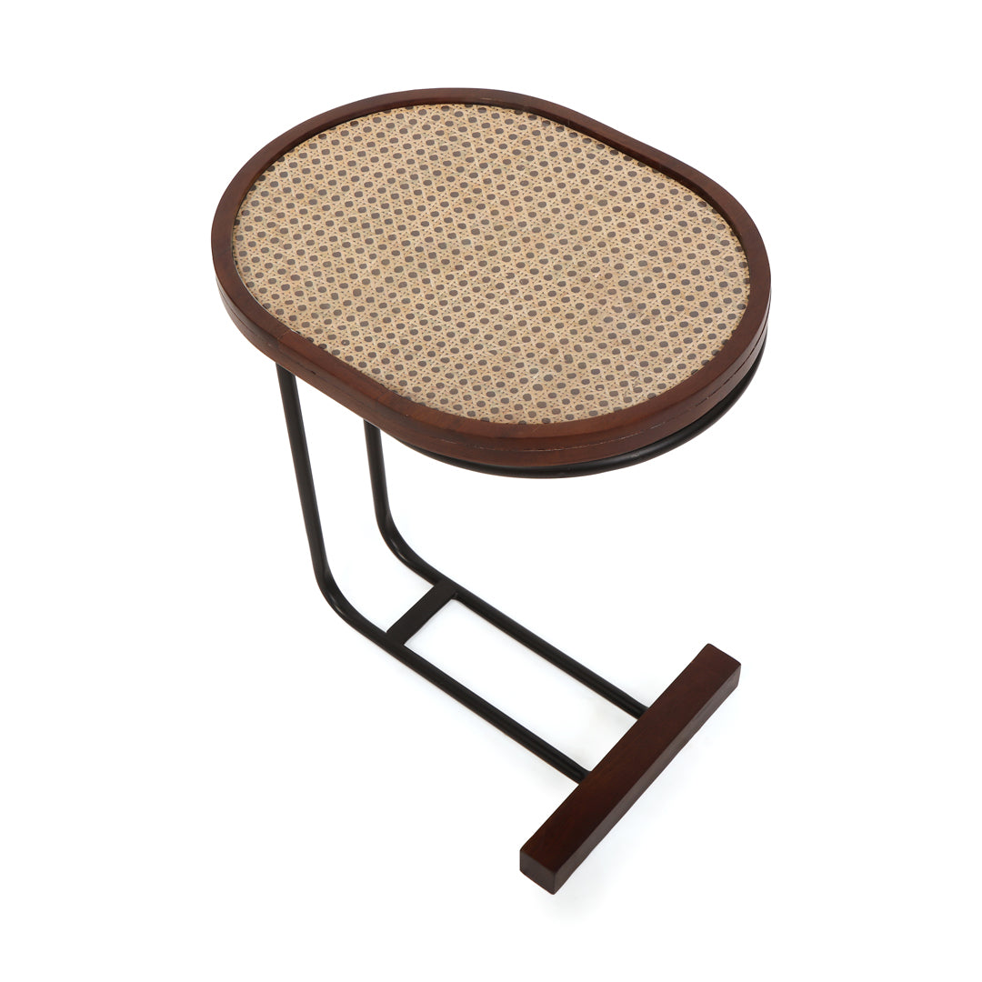 Side Table - Rattan Oval Side Table 9- The Home Co.