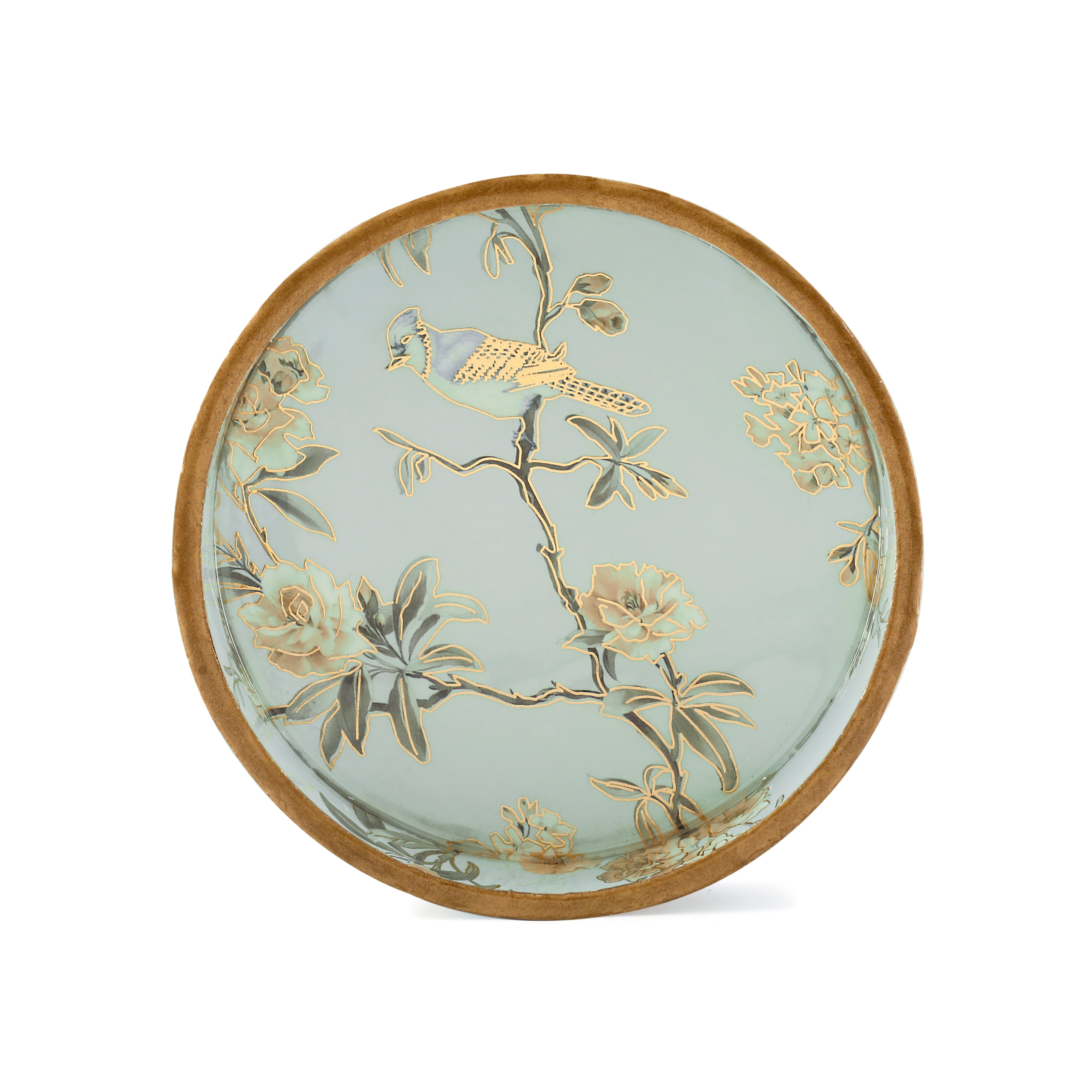 Round Tray - Blue Bird