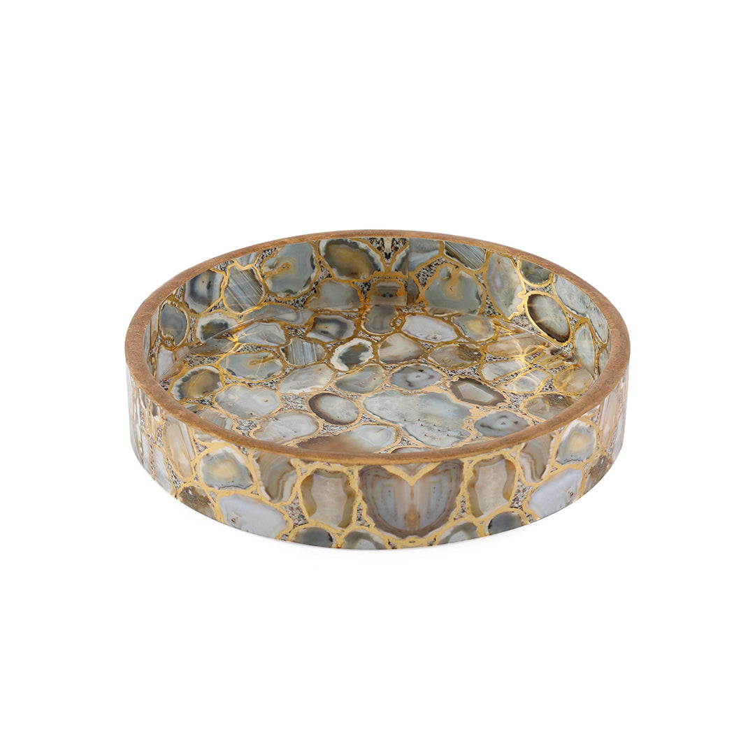 Round Tray - Agate: The Home Co.