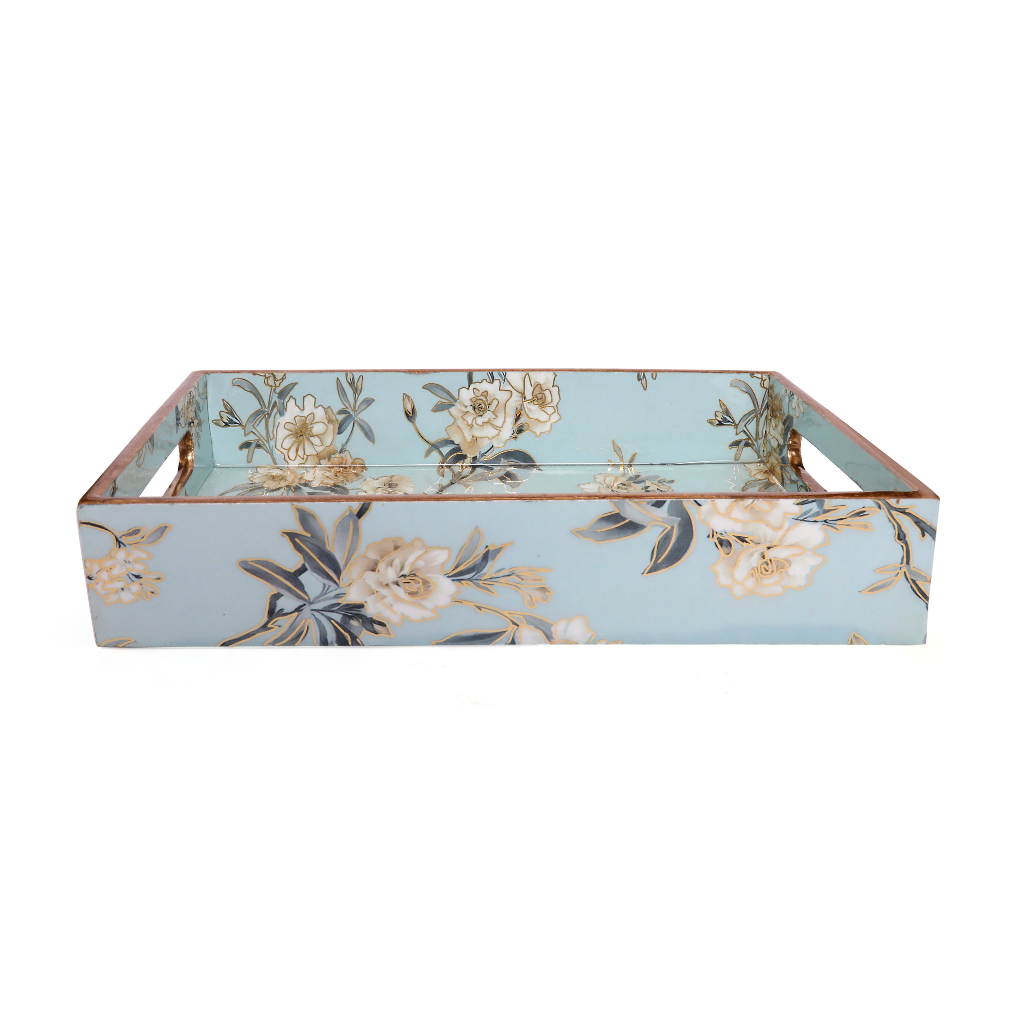 Rectangle Tray - Blue Bird