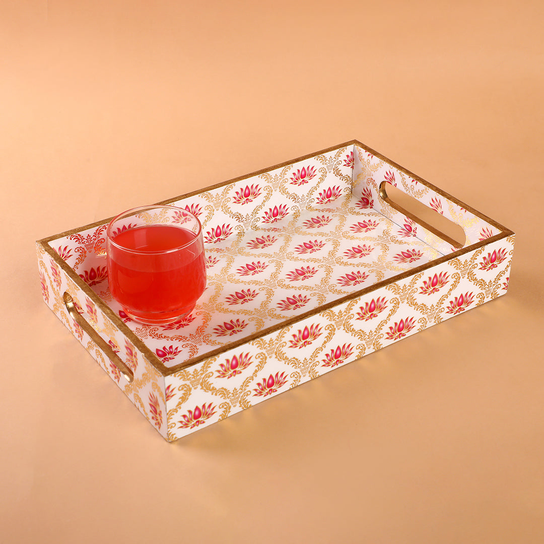 Rectangle Tray - Lotus: The Home Co.