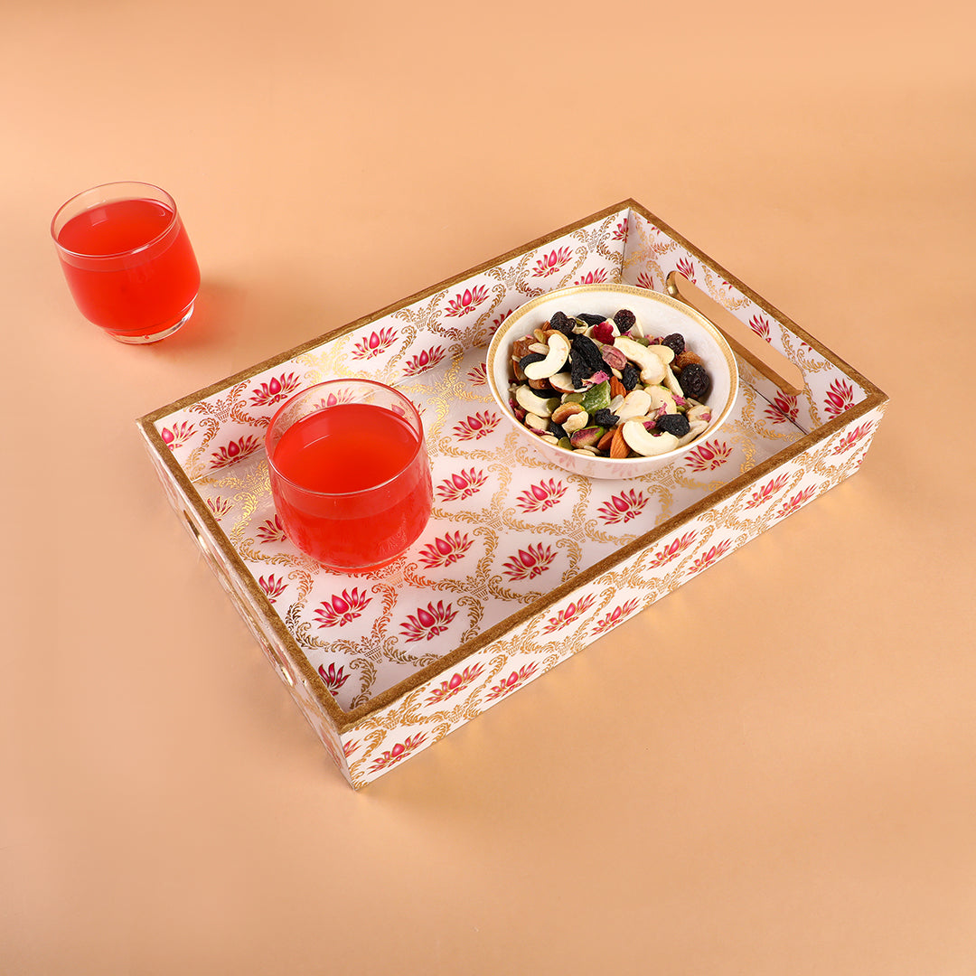 Rectangle Tray - Lotus: The Home Co.