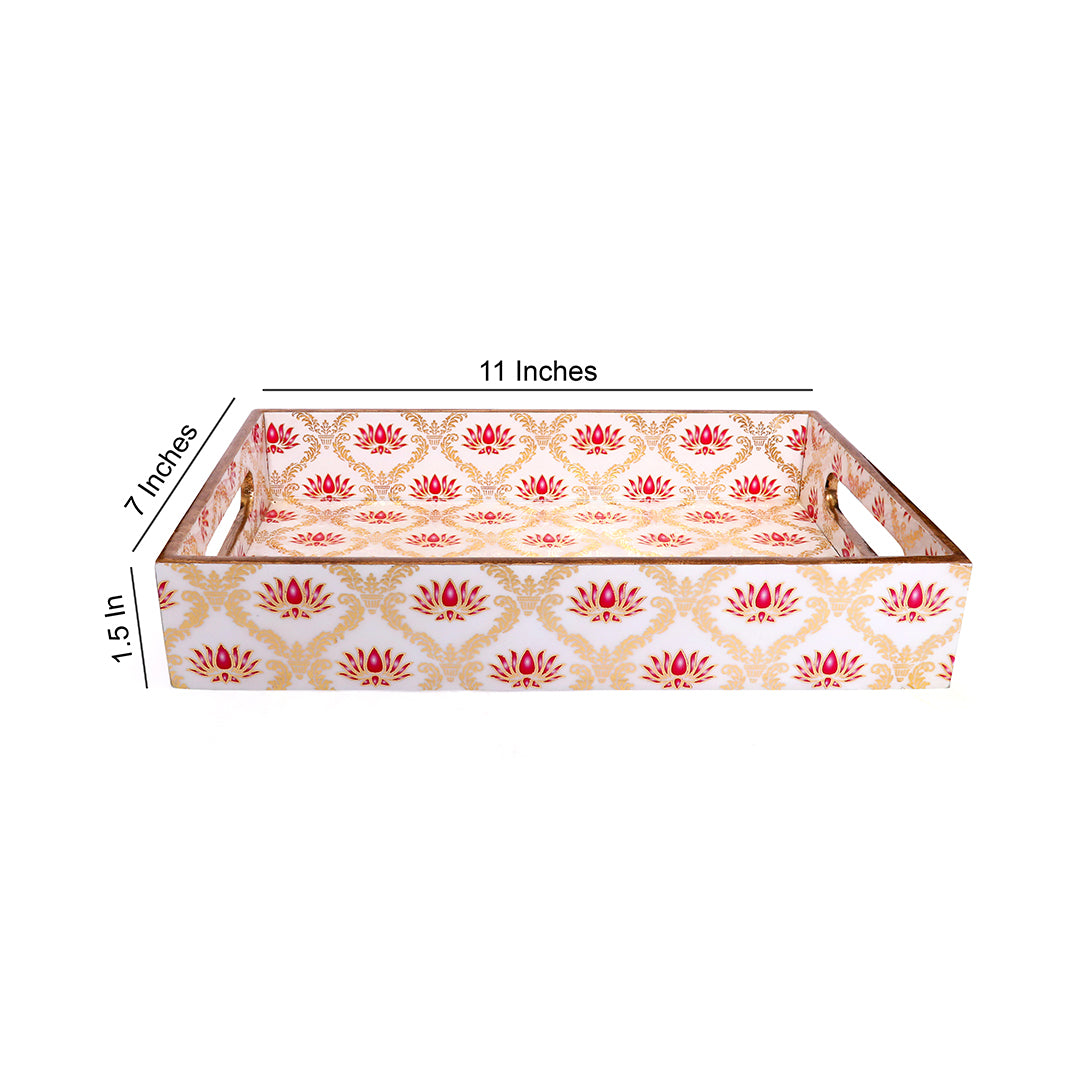 Rectangle Tray - Lotus: The Home Co.