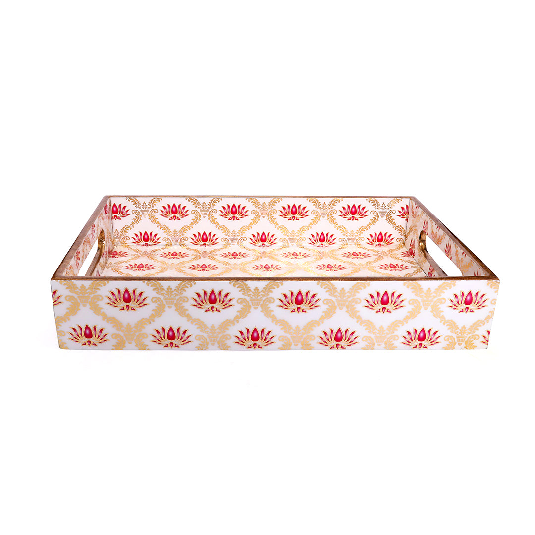 Rectangle Tray - Lotus: The Home Co.