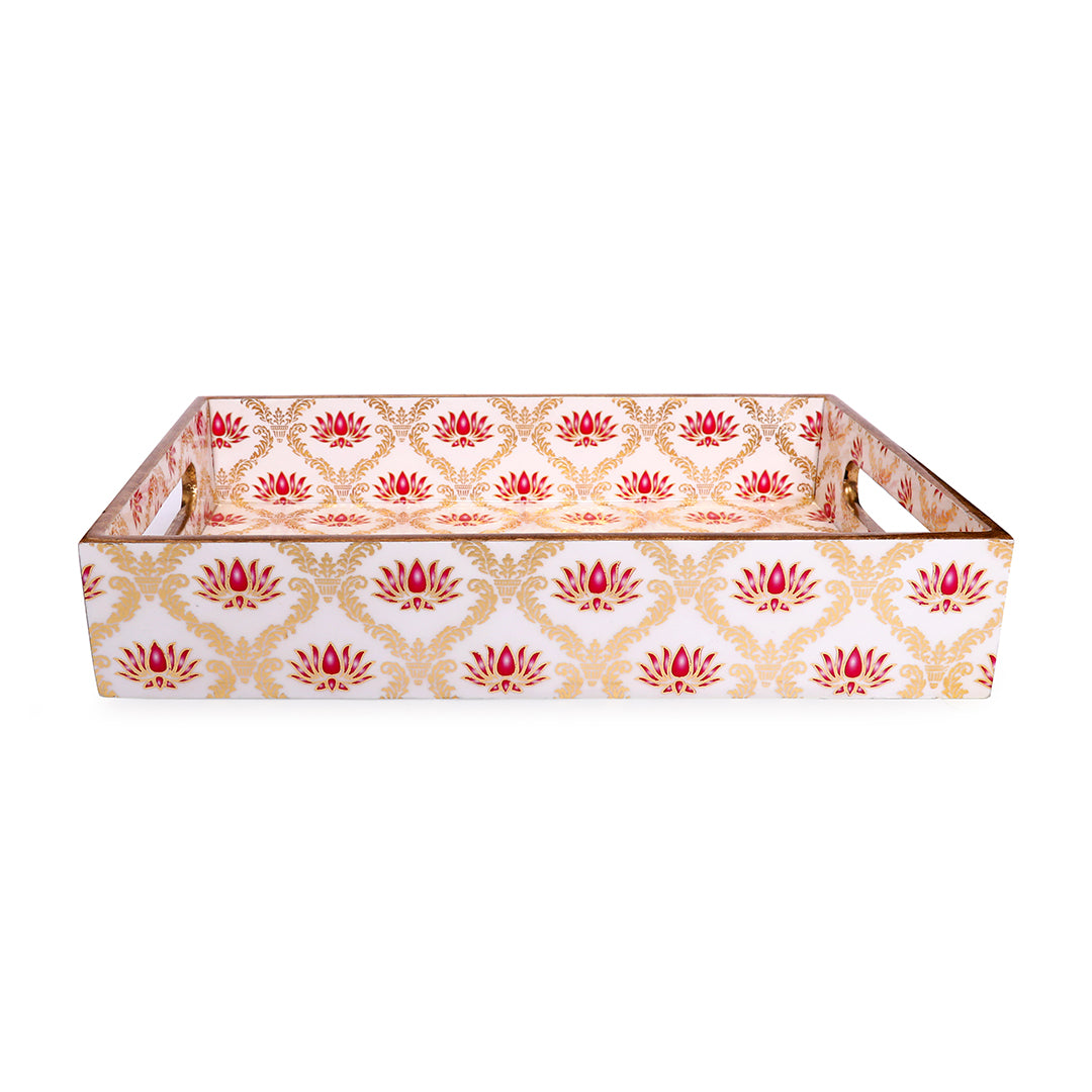 Rectangle Tray - Lotus: The Home Co.