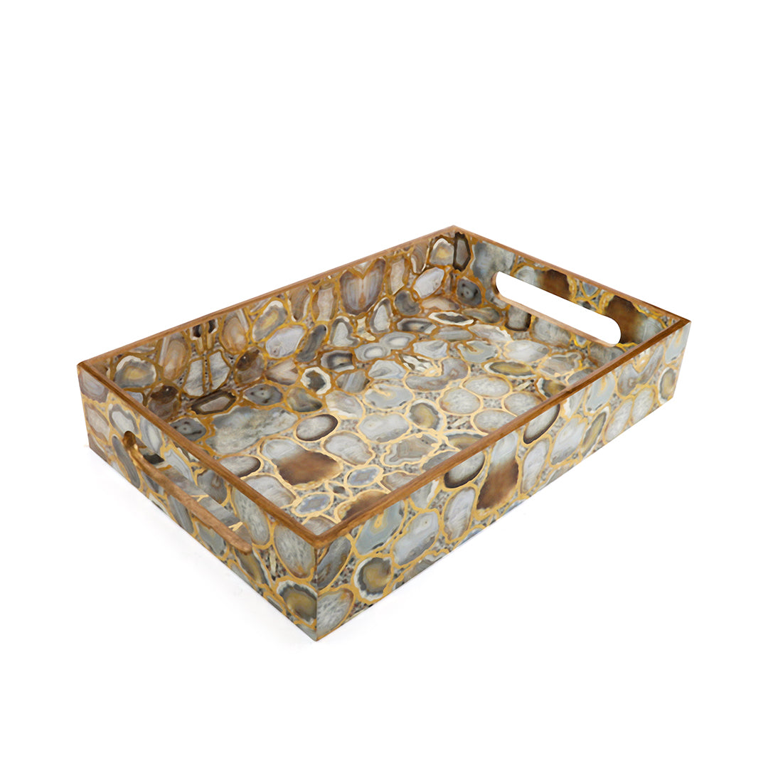 Rectangle Tray - Agate: The Home Co.
