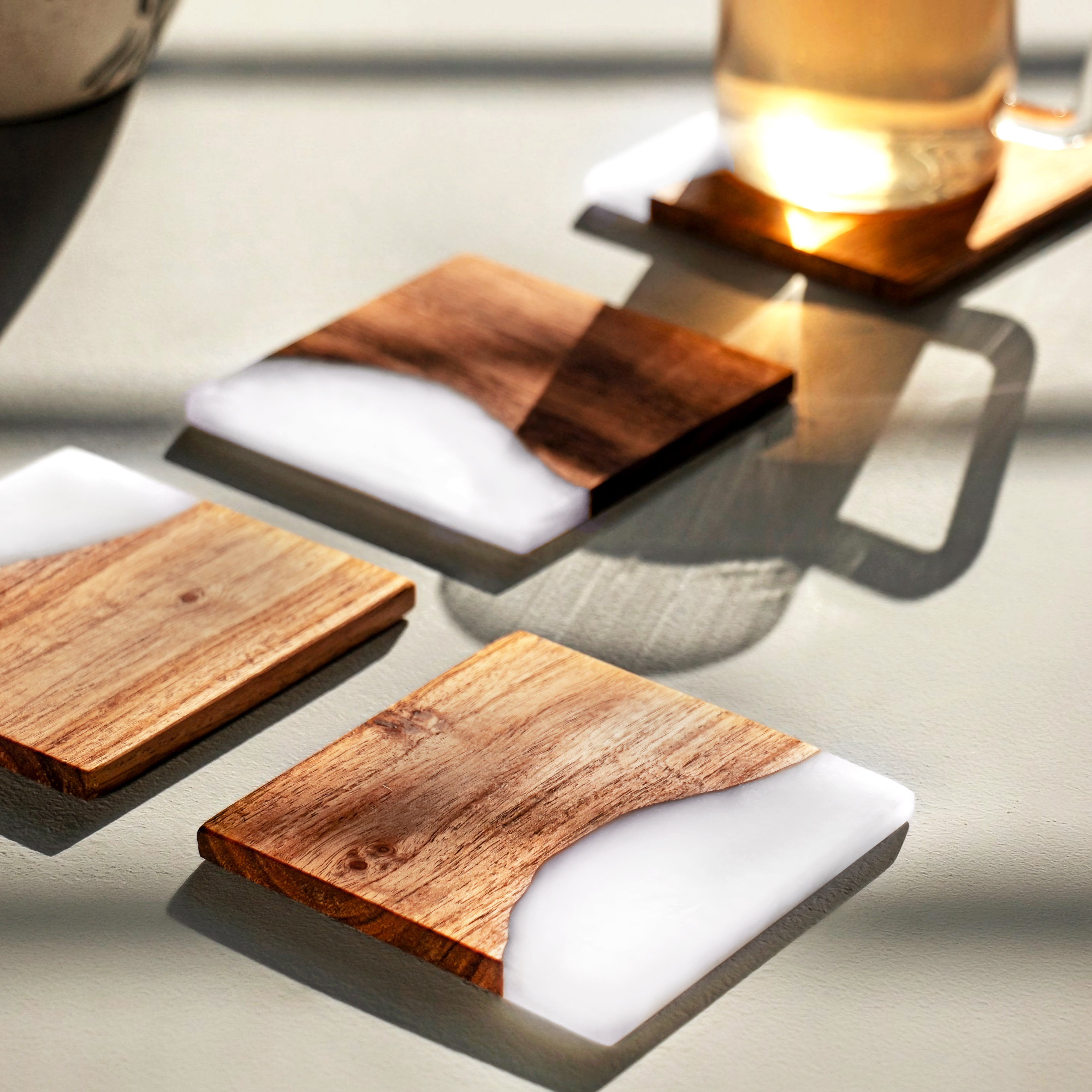 Table Coaster - Epoxy Resin (Set of 4)