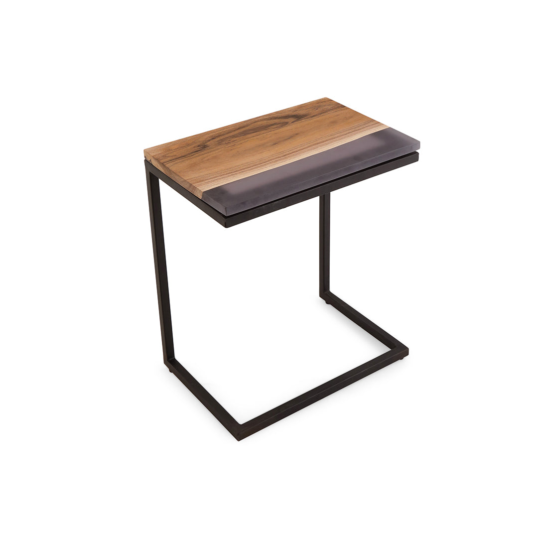Square Side Table Set Of 2 - Epoxy Resin Side Table