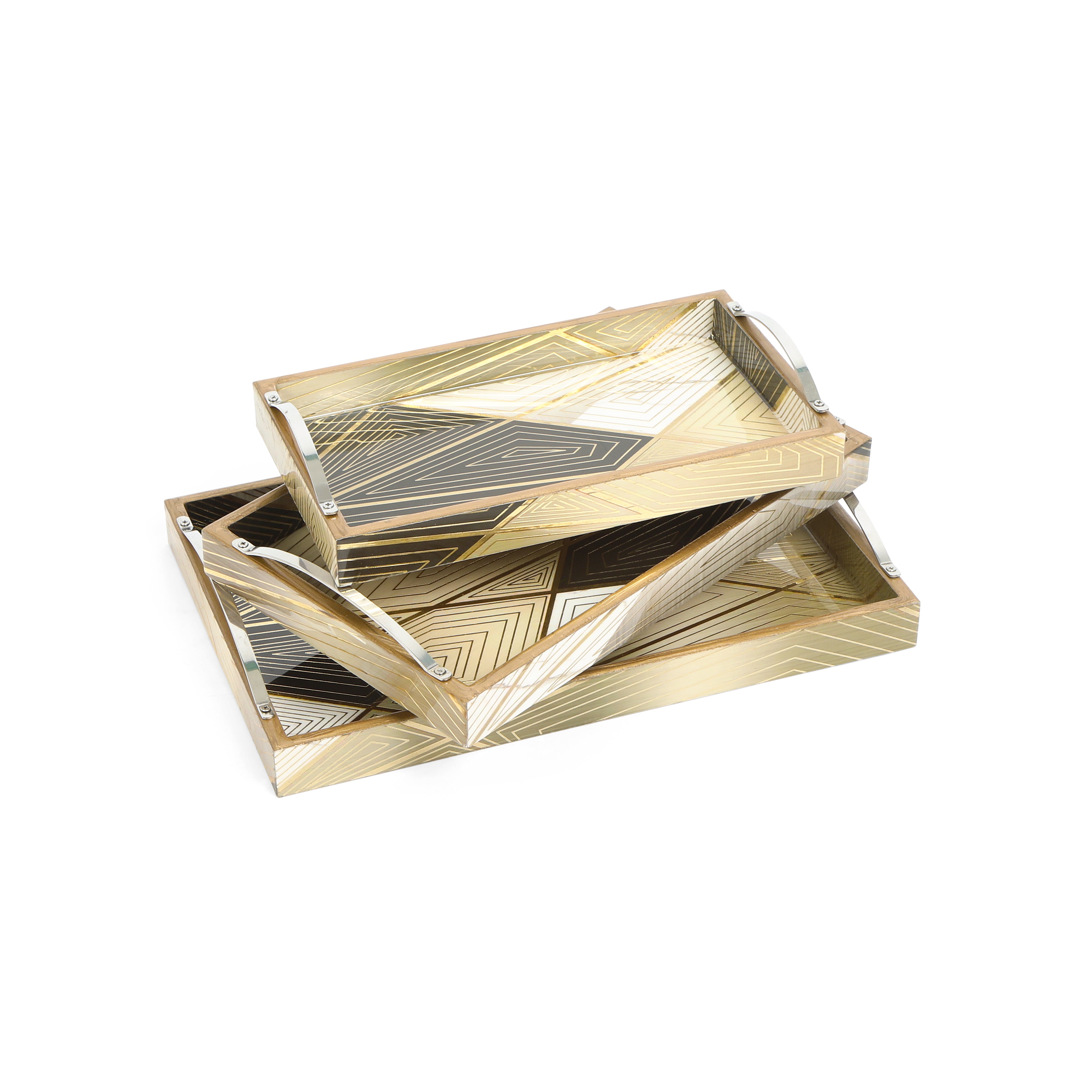 Tray Set Of 3 - Triangle