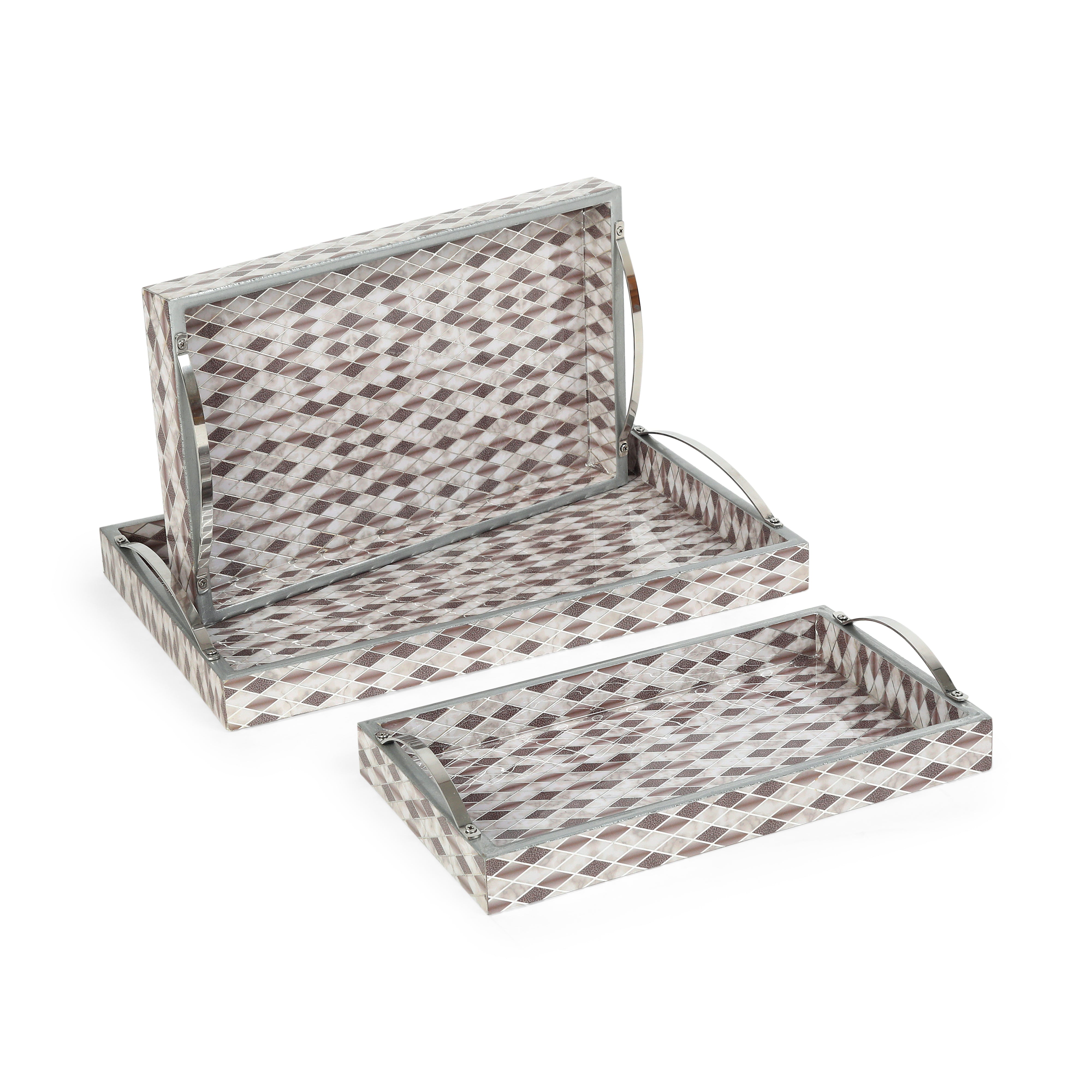 Tray Set Of 3 - Barfi