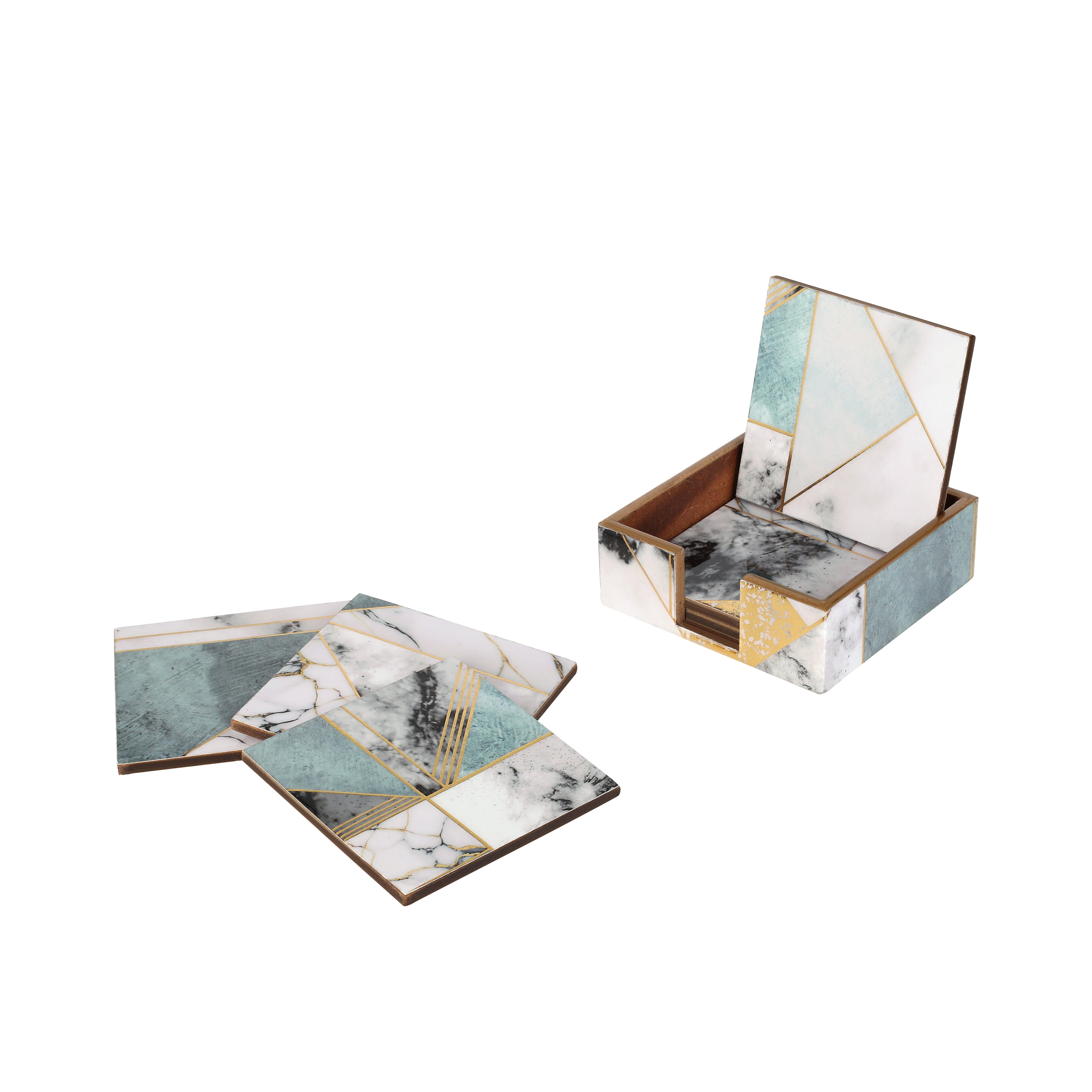 Table Coaster - New Onyx (Set of 6)