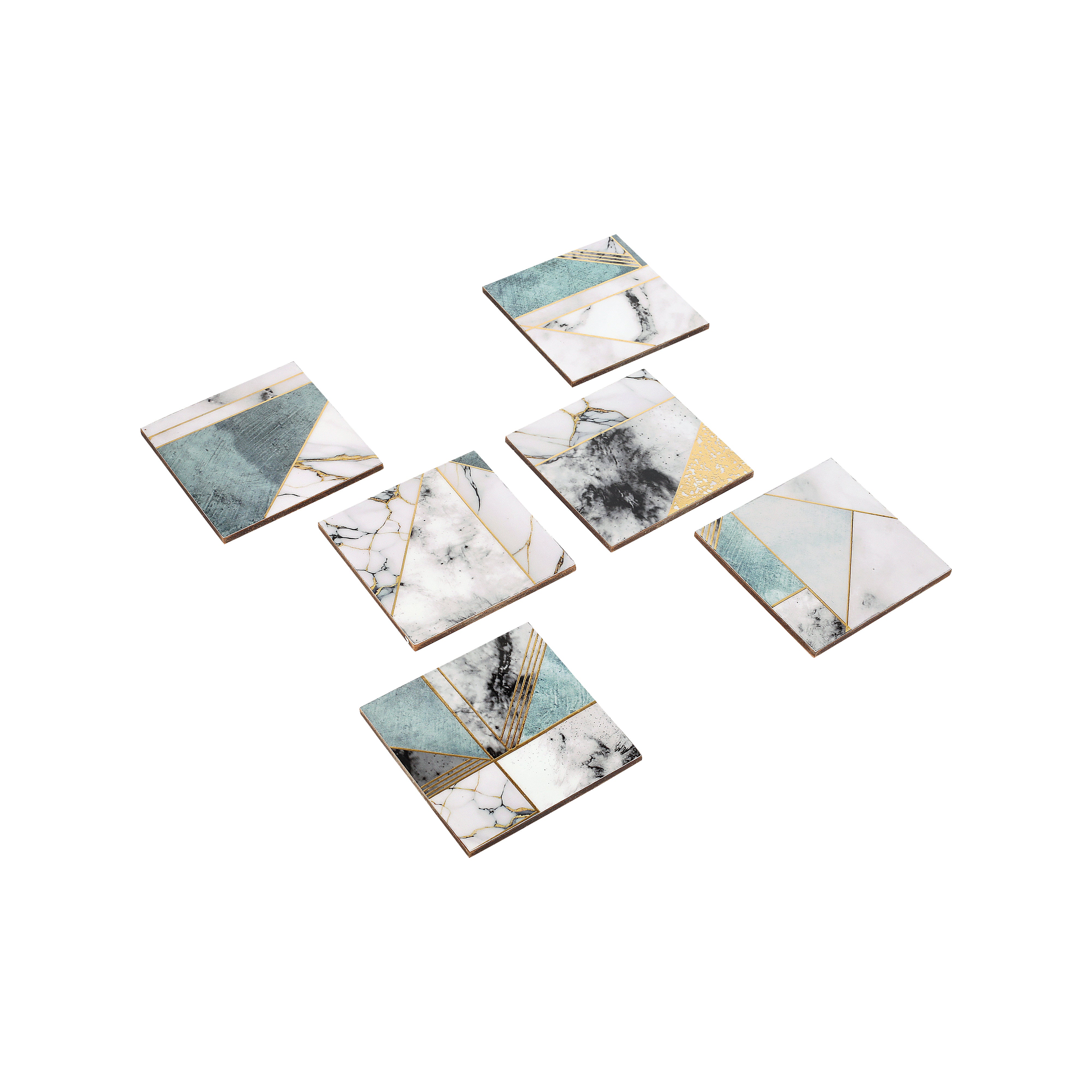 Table Coaster - New Onyx (Set of 6)