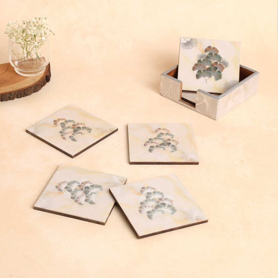 Table Coaster - New Flower (Set of 6)