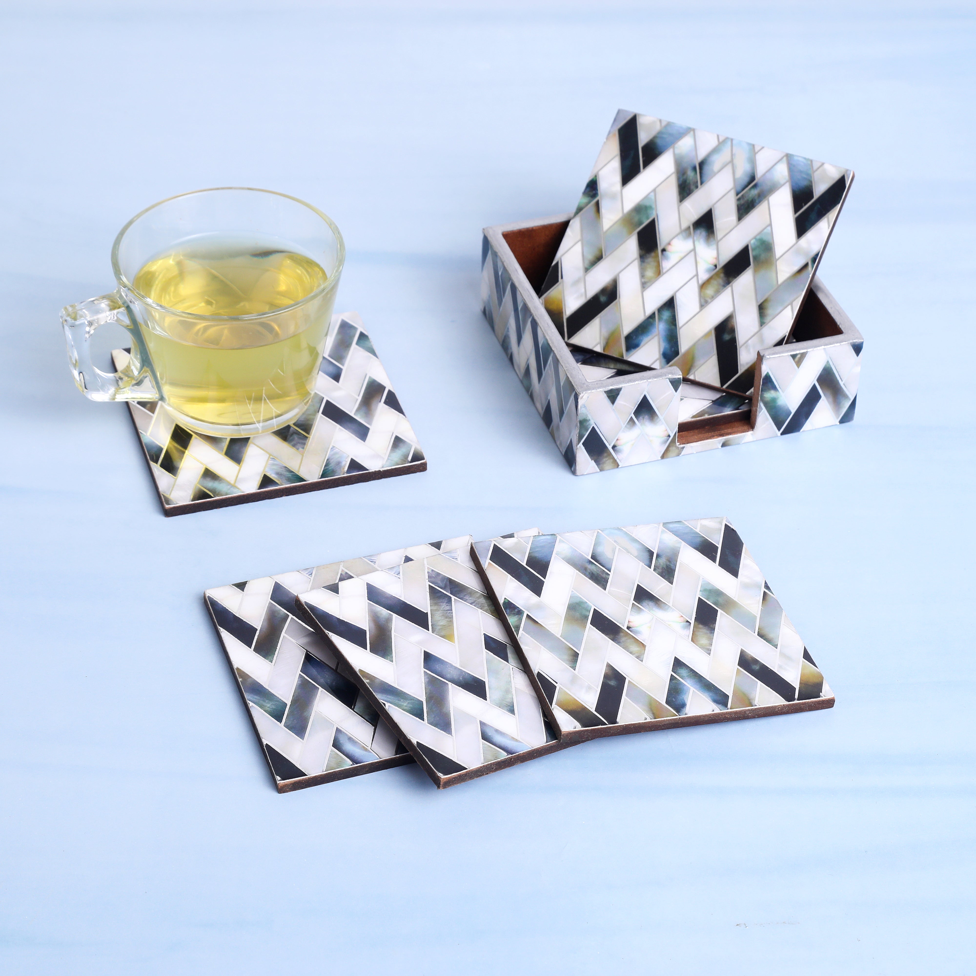 Table Coaster - Zig Zag (Set of 6)