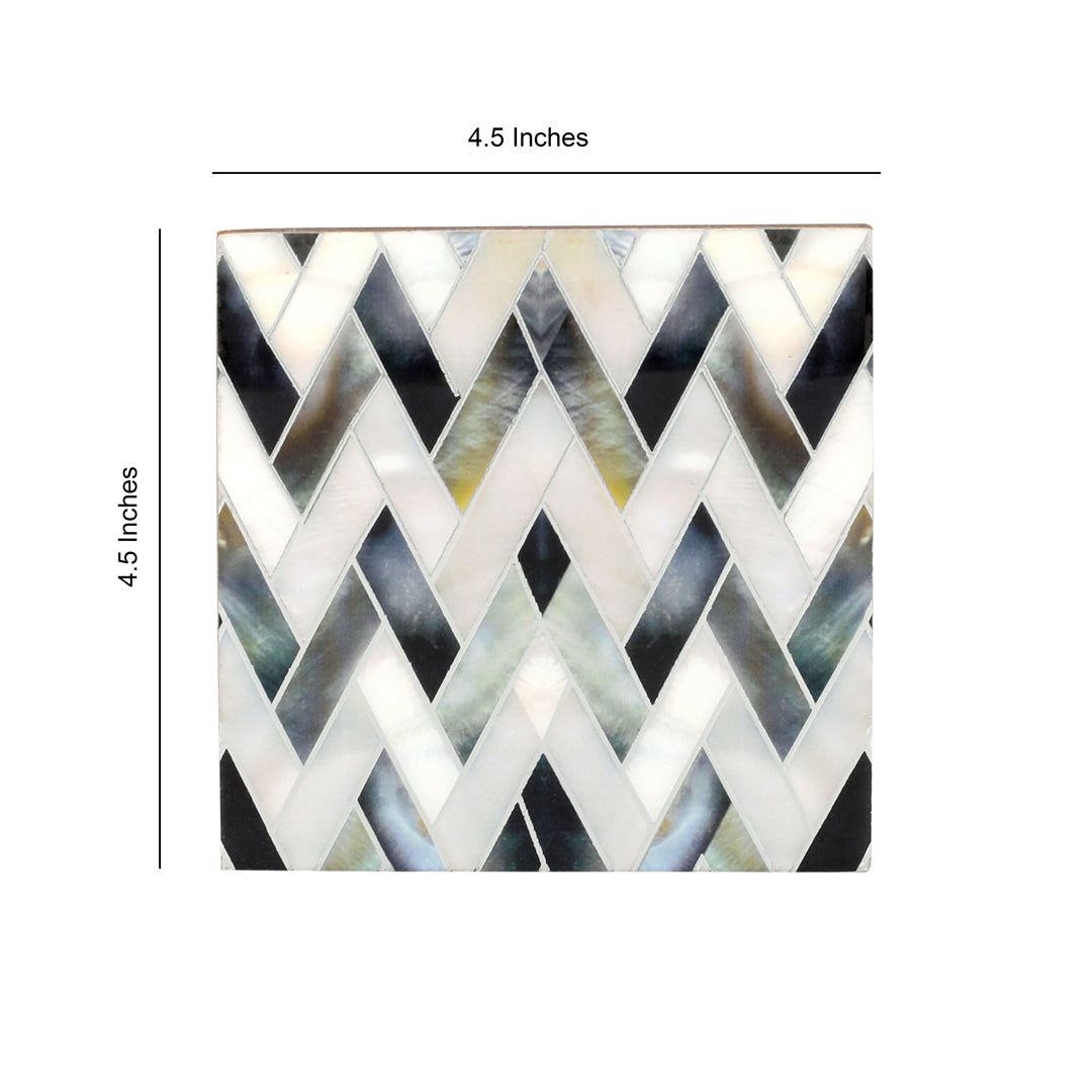 Table Coaster - Zig Zag (Set of 6)