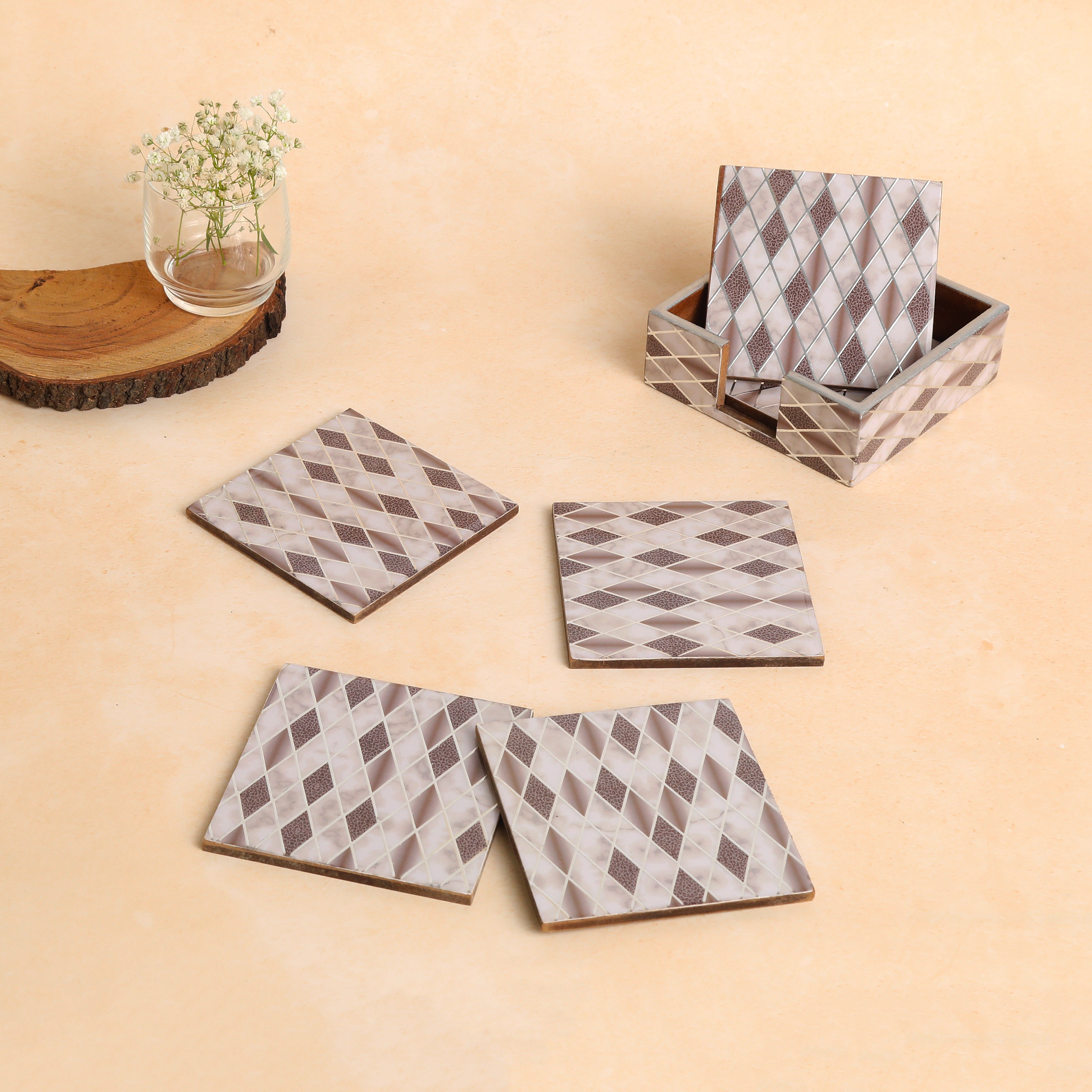 Table Coaster - Barfi (Set of 6)