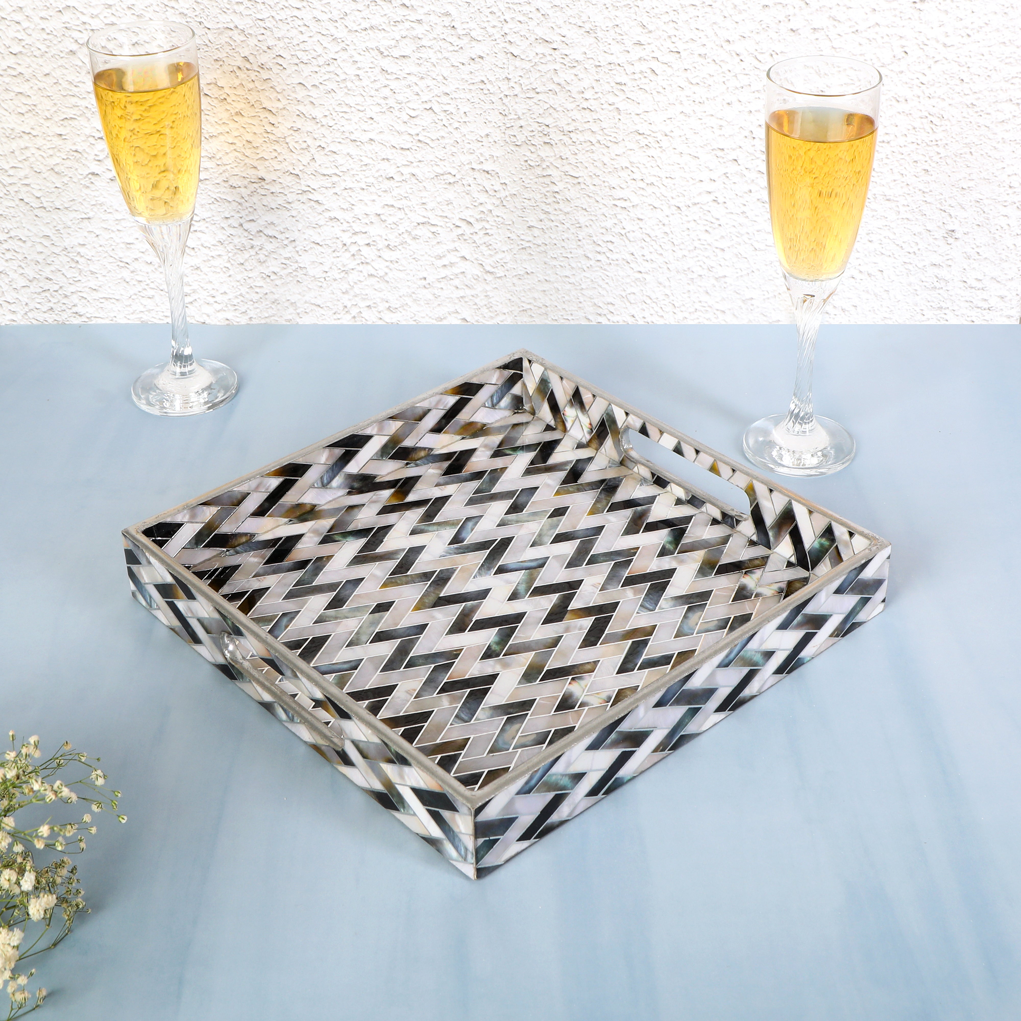 Square Tray - Zig Zag