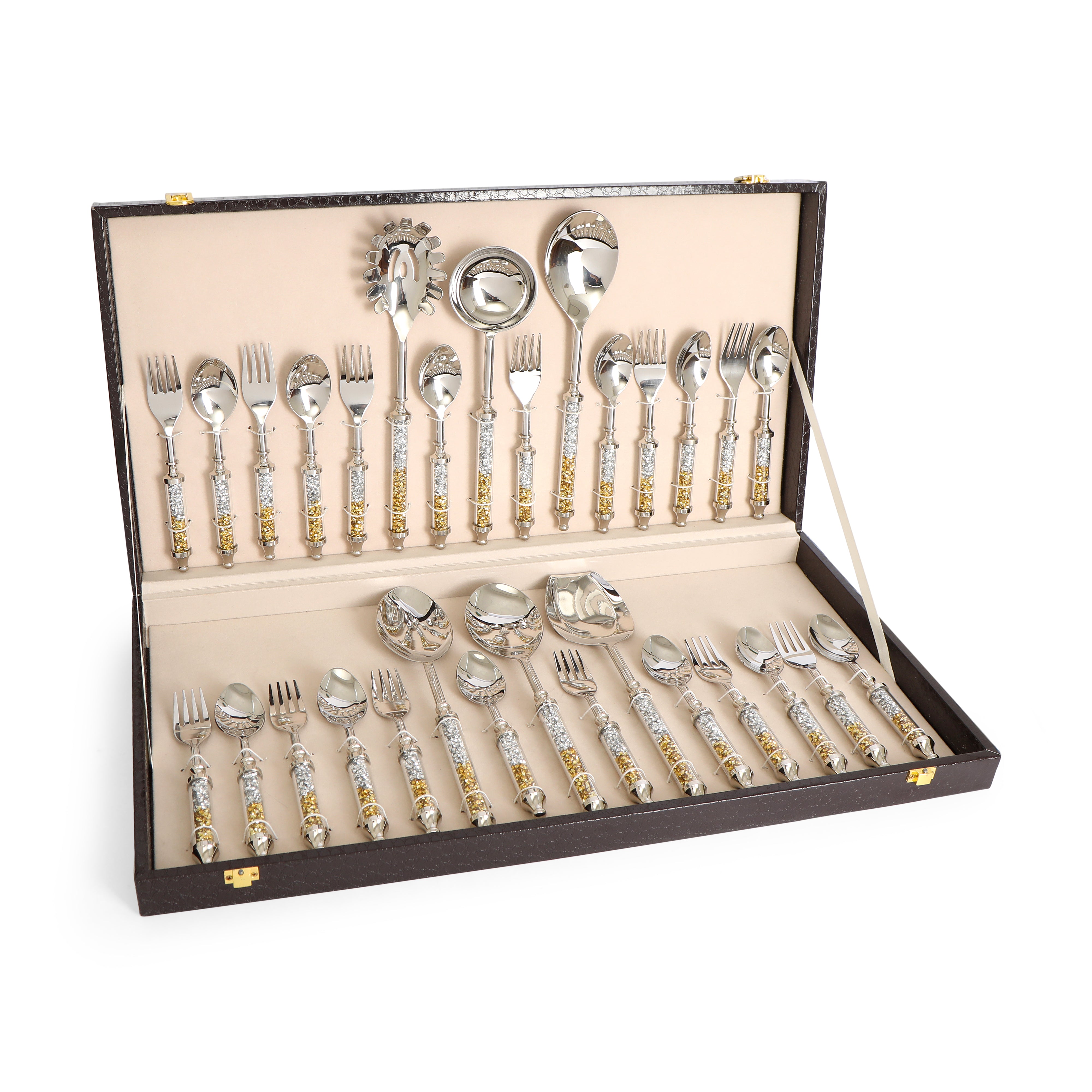 Cutlery Set - Crystal - Set of 30 Pcs