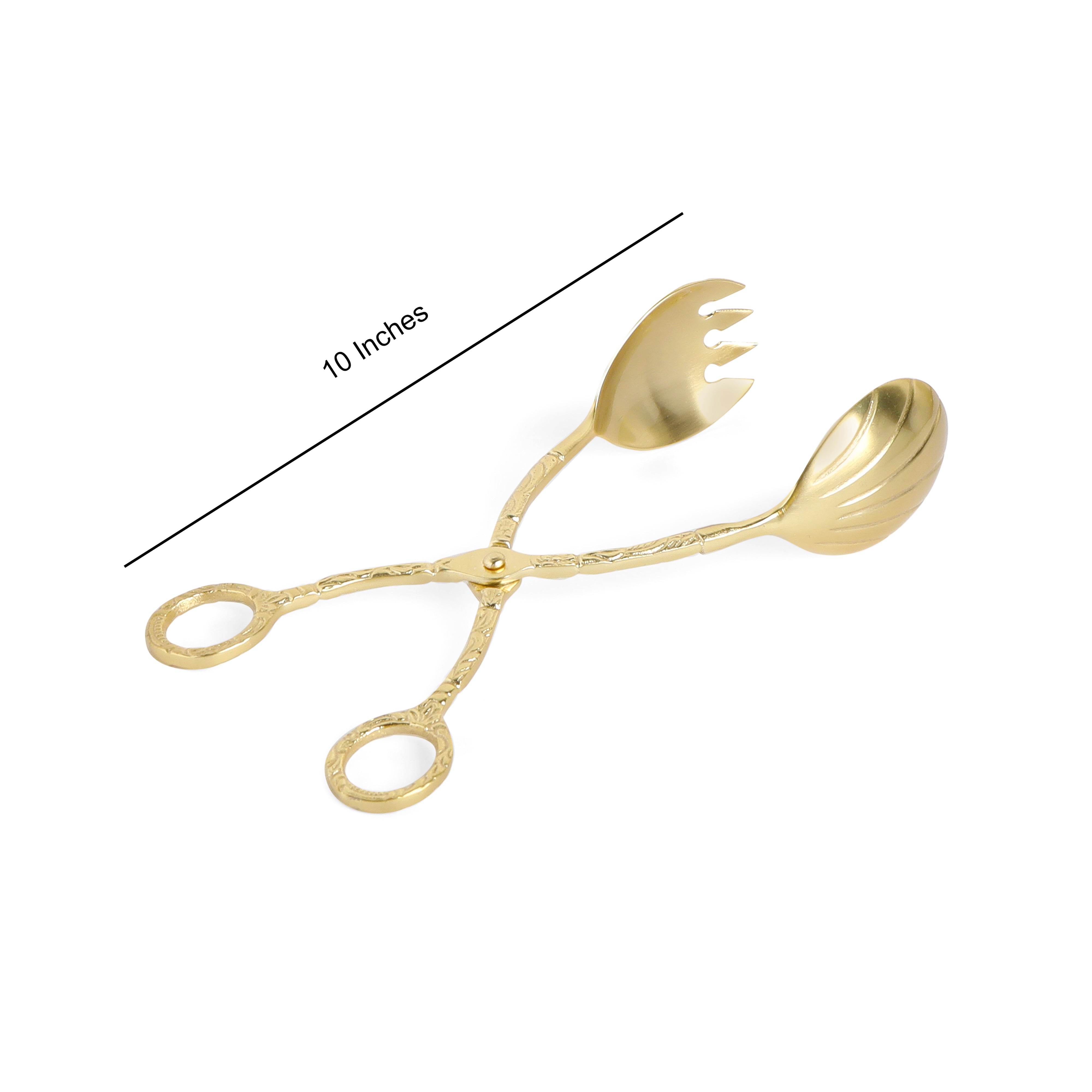 Cake and Pastry Tong - Brass - Gold