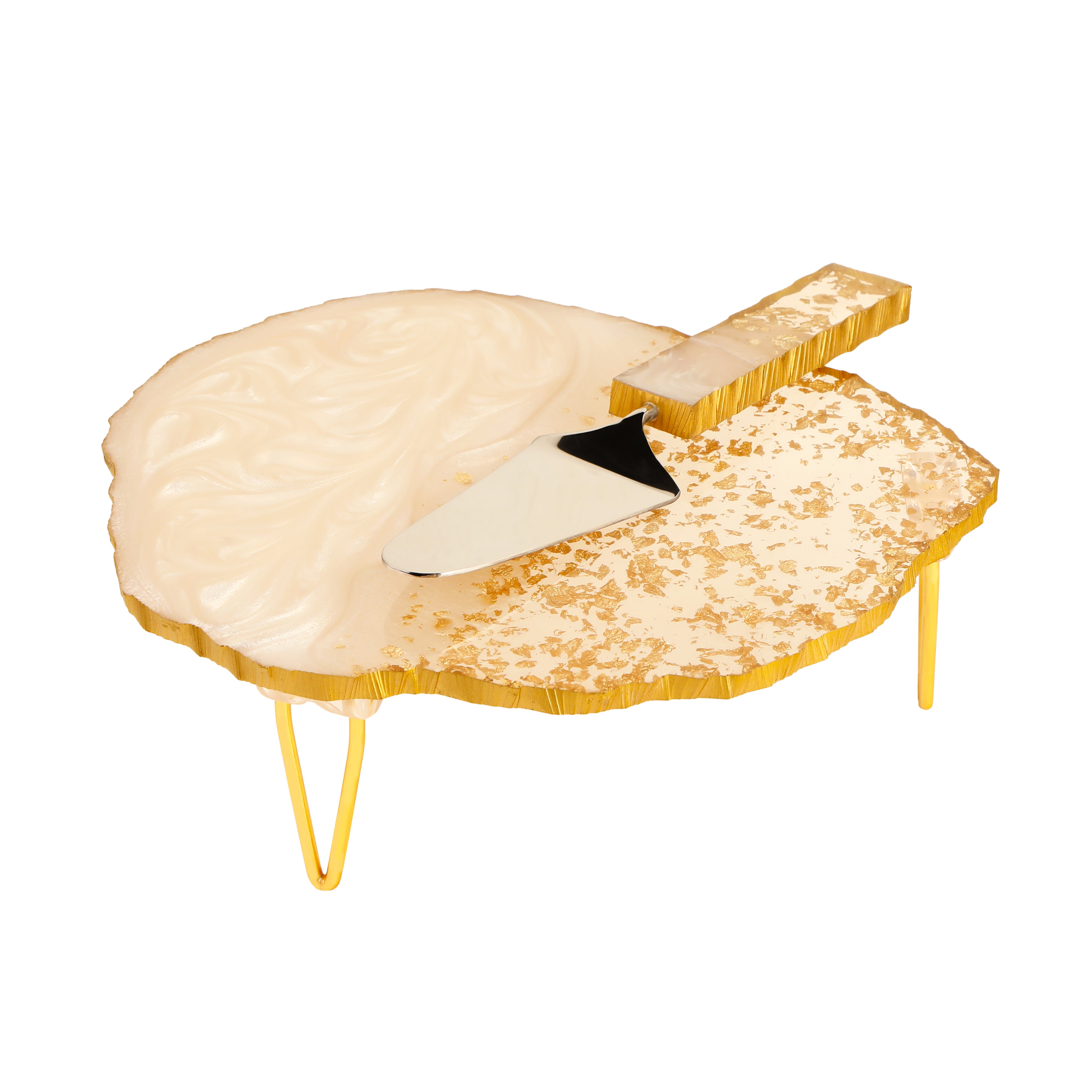Two Tone Cake Stand - Ivory