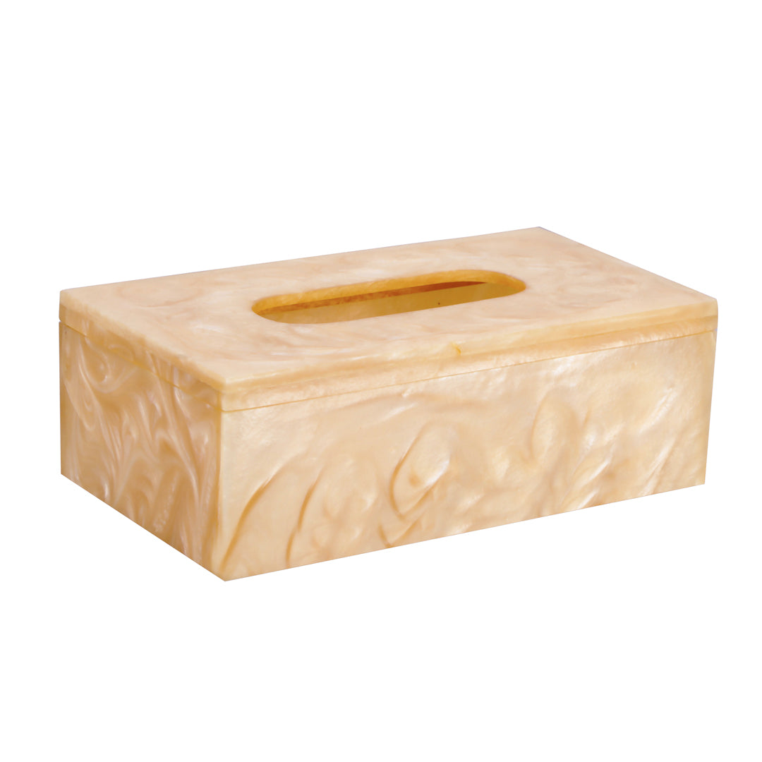 Tissue Box - Ivory Resin