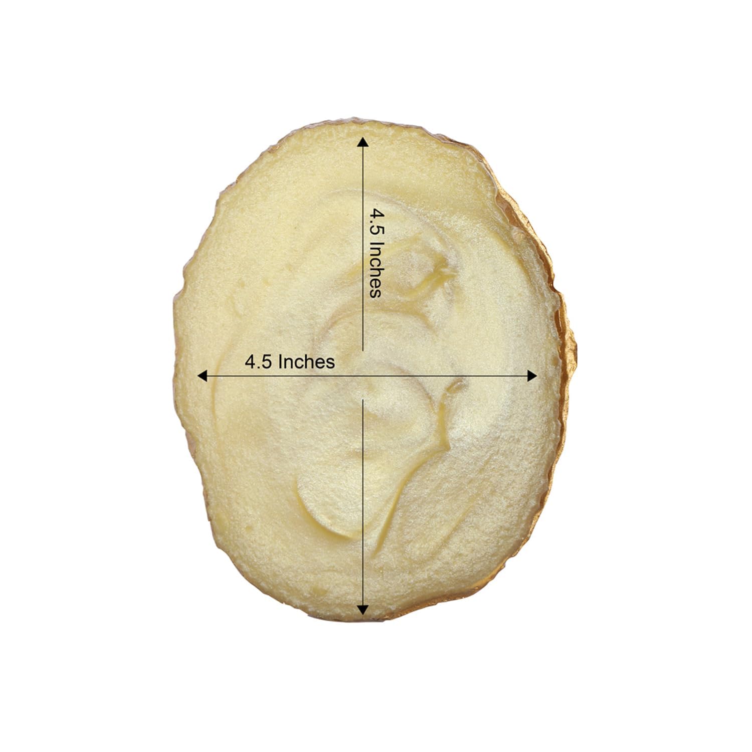 Table Coaster - Gold Resin (Set of 6)