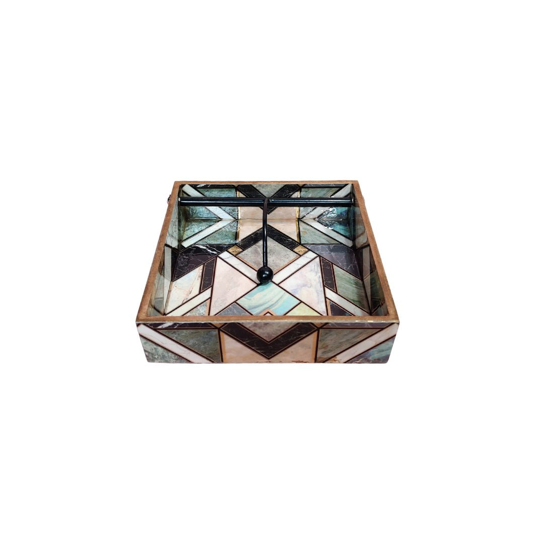 Square Tissue Holder - New Onyx