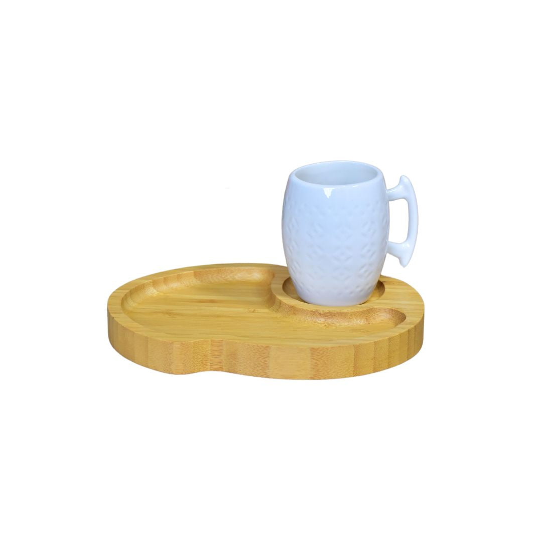 Mug With Bamboo Tray