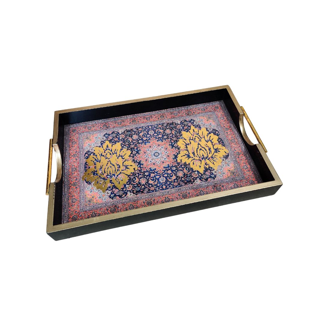 Single Tray - Large Maroon Turkish