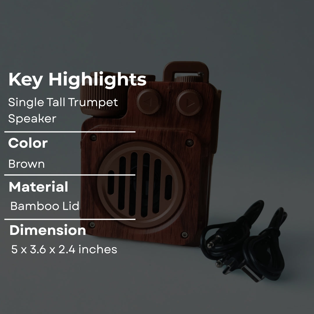 Camera Shaped Vintage Speaker