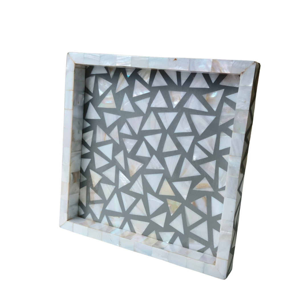 Square Grey Chemical Tray