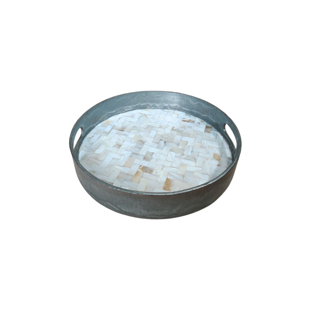 Round Tray - Mother Of Pearl