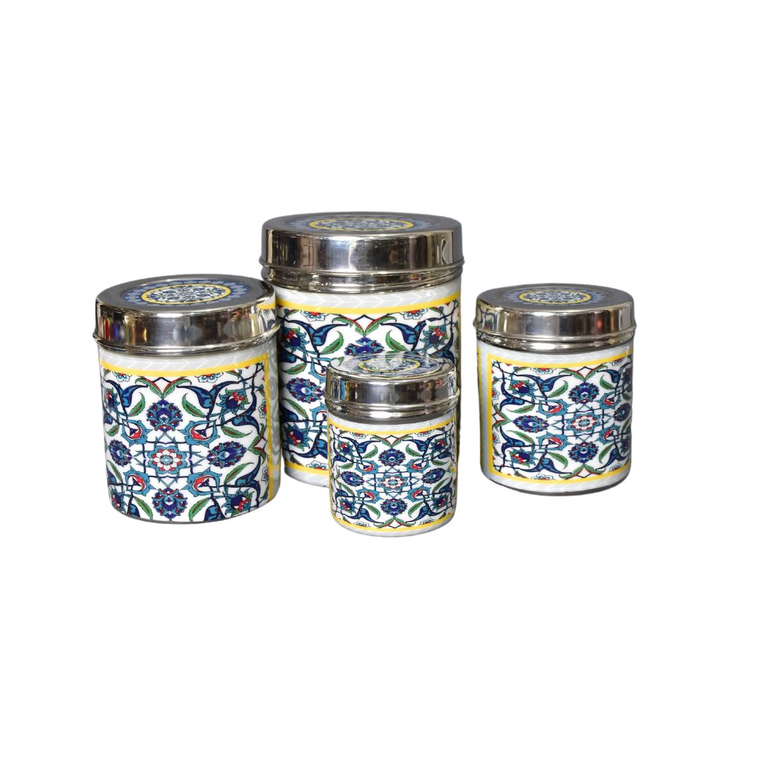 New Blue Jar Set Of 4