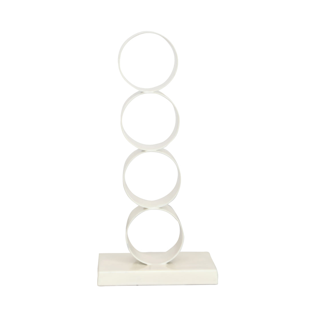 White Towel Stand - Large