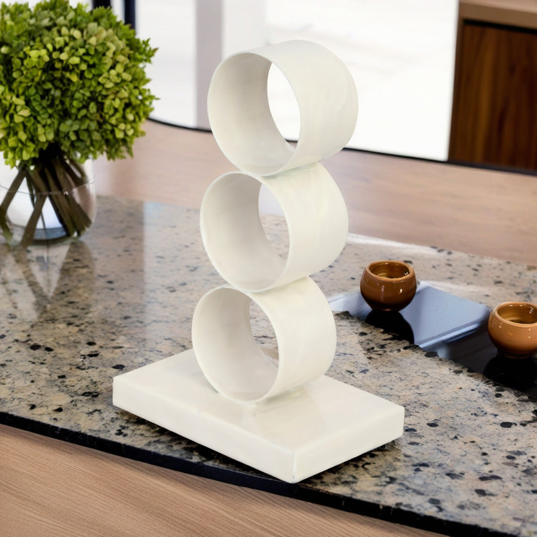 White Towel Stand - Small